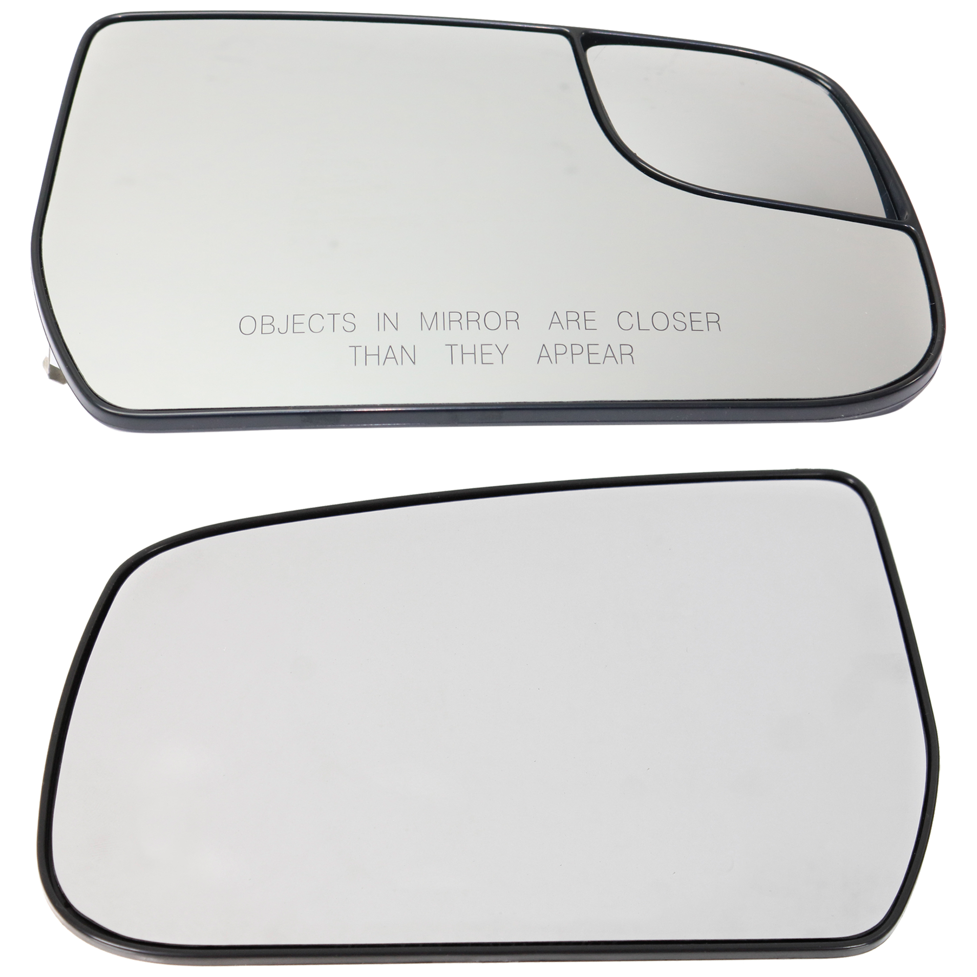 AM EQUINOX 10-16 MIRROR GLASS RH AND LH Non Heated No Signal w Backing Plate Set of 2 SKU SET CV110GL 2 Partslink GM1325125 OEM 20815186-22906955
