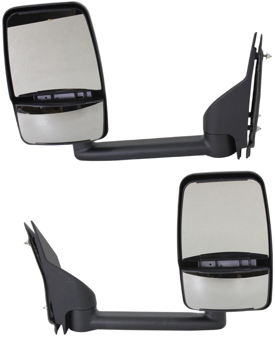 AM EXPRESS SAVANA VAN 03-17 TOWING MIRROR RH AND LH Manual Adjust Manual Folding Non Heated Textured No Signal Light SKU SET CV113R Partslink GM1320426 GM1321426 OEM 25894029-25894030