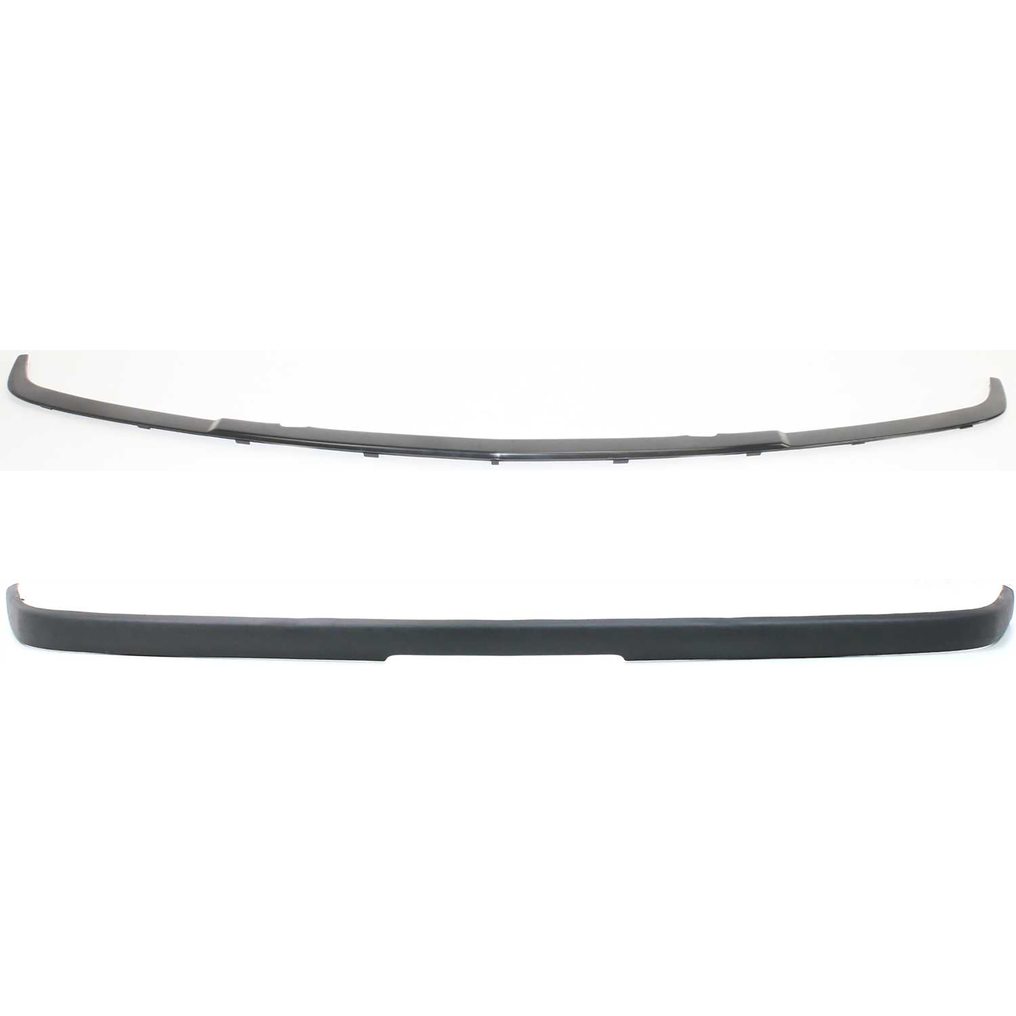 AM S10-98-04 BLAZER 98-02 FRONT BUMPER MOLDING RH AND LH Plastic Black Set of 4 SKU SET CV12120 A Partslink GM1057491 GM1087239 OEM 15015660-15716712