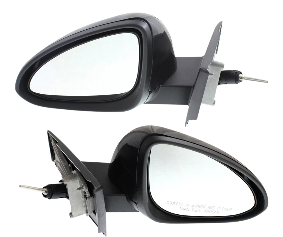 AM SPARK 13-15 MIRROR RH AND LH Manual Adjust Manual Folding Non Heated Paintable SKU SET CV124R Partslink GM1320450 GM1321450 OEM 95434294-95434295