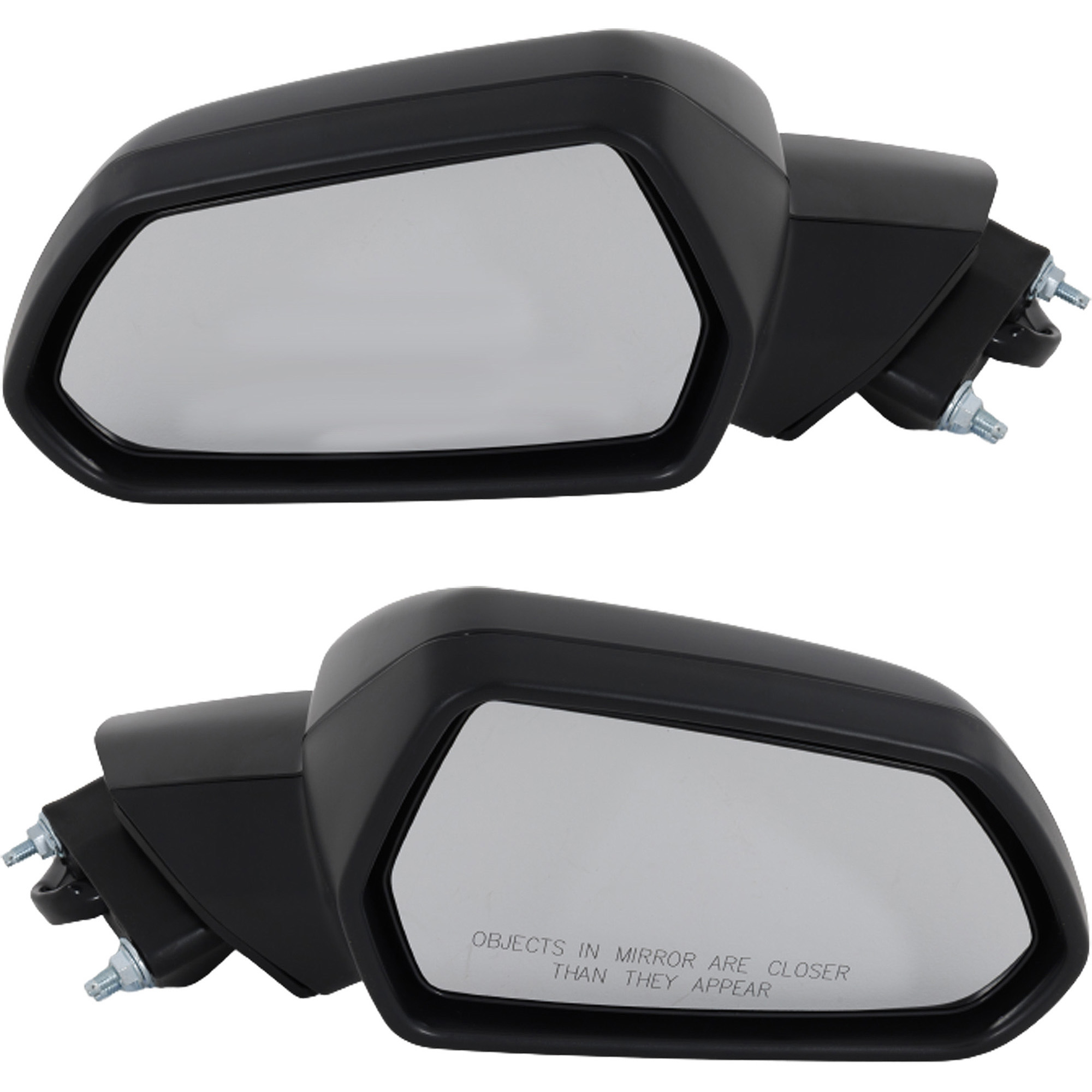 AM CAMARO 16-24 MIRROR RH AND LH Power Non Folding Non Heated Paintable No Auto dimming Memory and Signal Light Coupe 24-24 Convertible 23-23 SKU SET CV135ER Partslink GM1320659 GM1321659 OEM 84788171-23487737-84639831-847