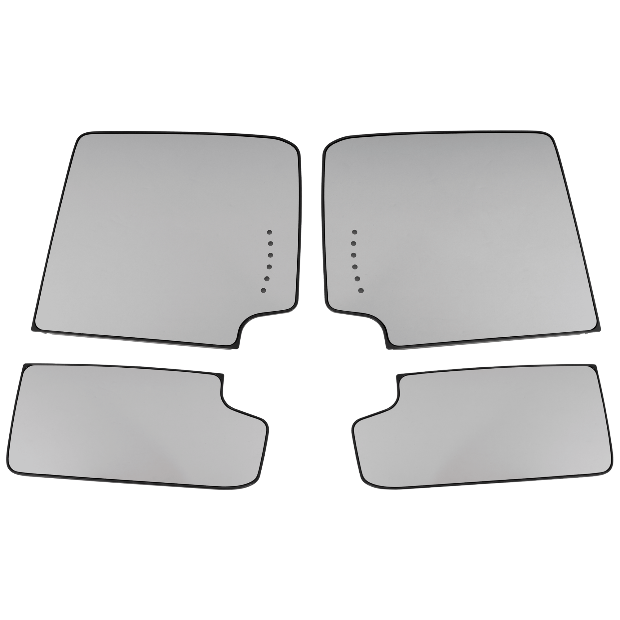AM Mirror Glass SKU SET CV152GR A Partslink GM1324149 GM1324150 GM1325149 GM1325150 OEM 23444109-23444110-23444113-234