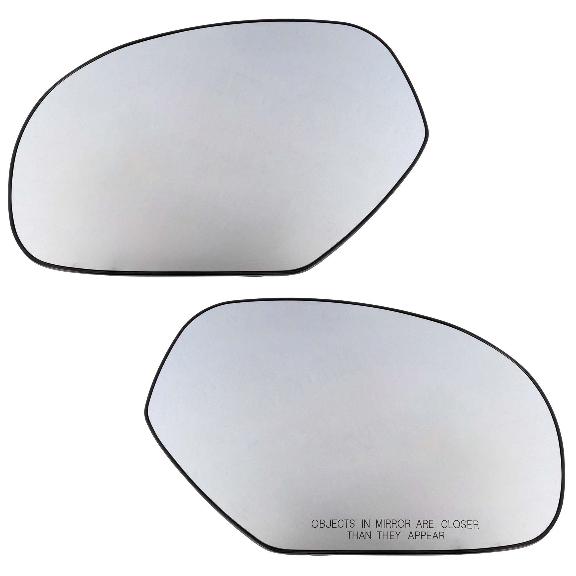 AM SILVERADO SIERRA 1500-07-13-2500-3500-07-14 MIRROR GLASS RH AND LH Non Towing Heated w Backing Plate No Signal Light and Blind Spot Detection Excludes 2007 Classic SKU SET CV39GR OEM 15886195-25893510-15886198