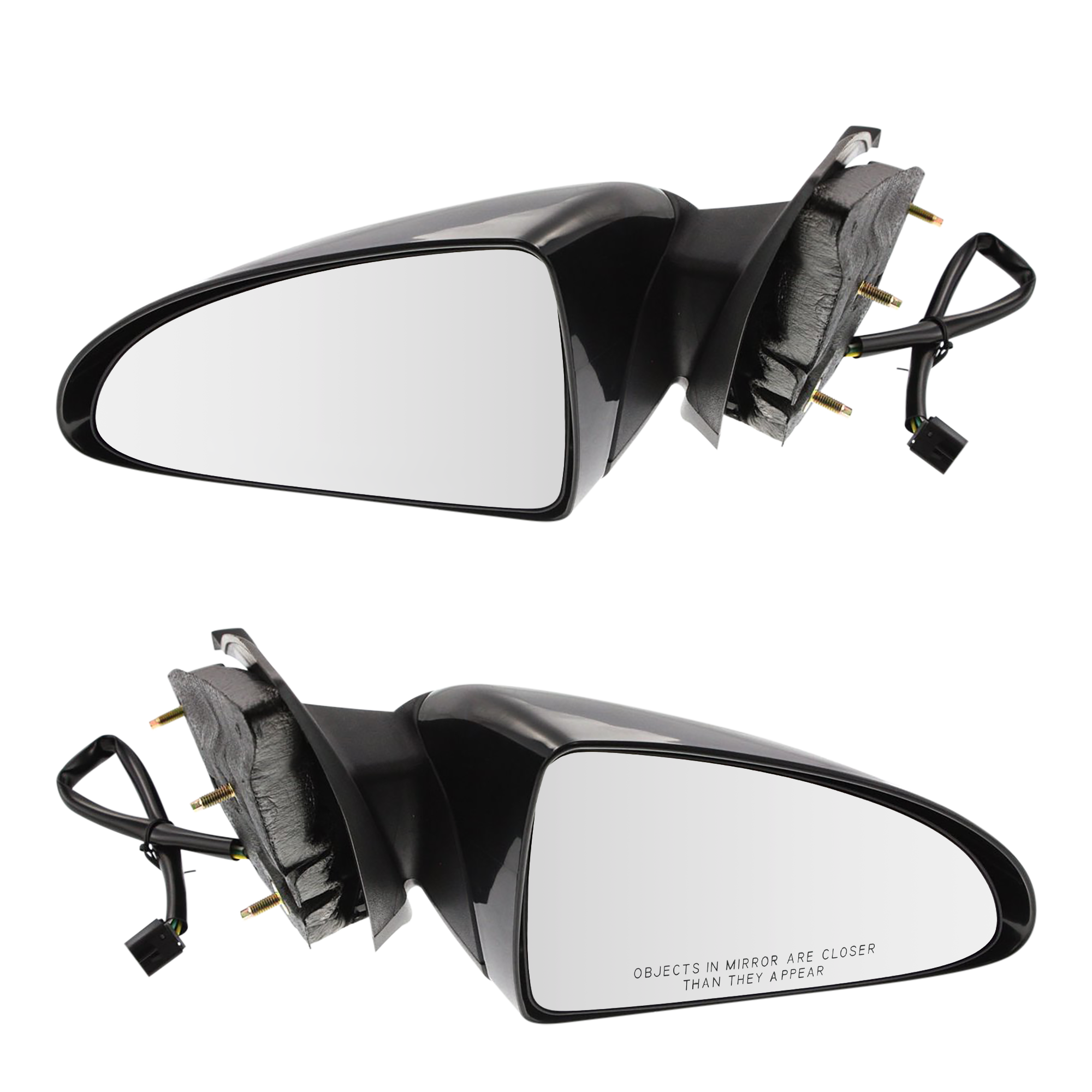 AM MALIBU 04-07 MIRROR RH AND LH Power Manual Folding Non Heated Paintable LT SS Models SKU SET CV42ER Partslink GM1320318 GM1321318 OEM 15921259-15921260