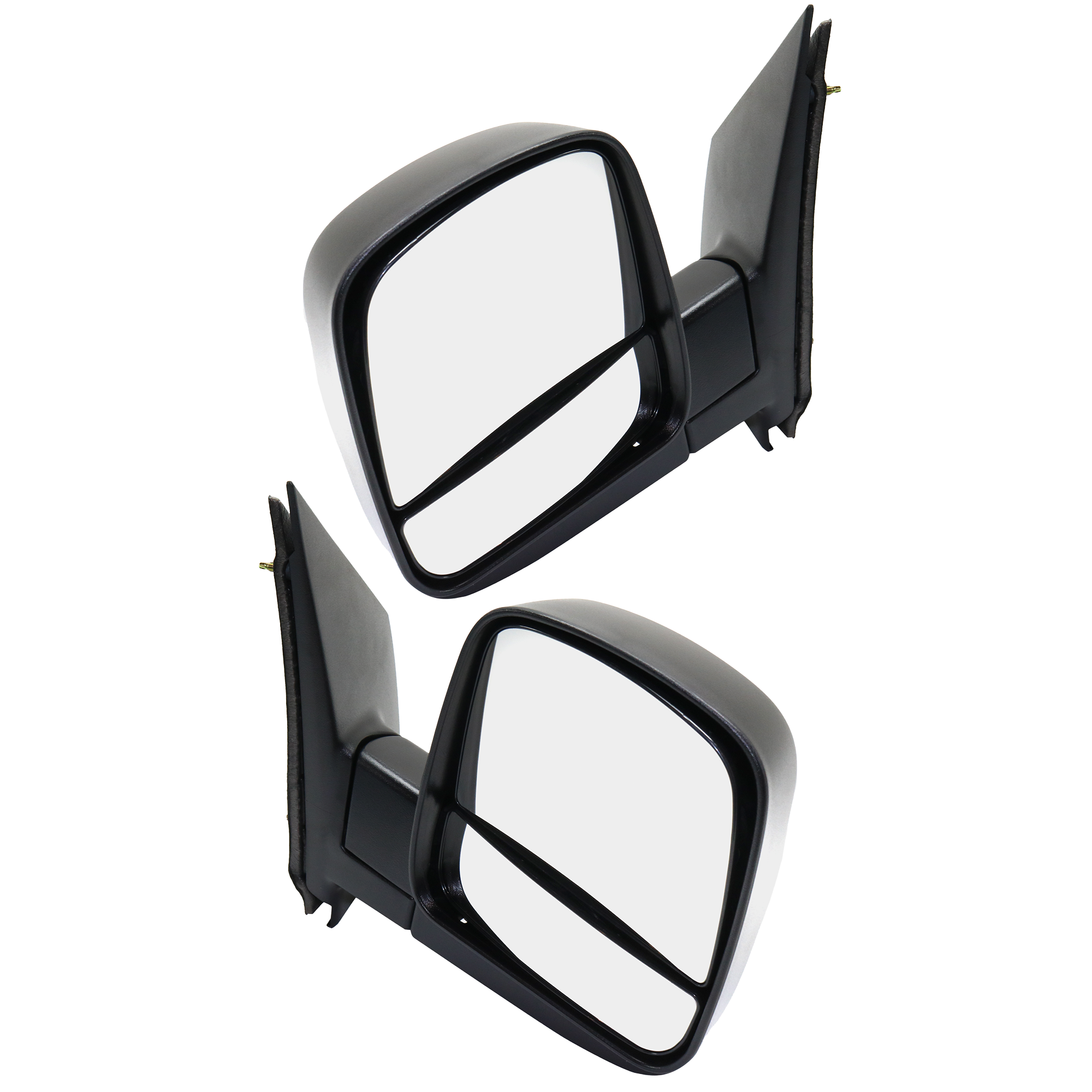 AM EXPRESS SAVANA VAN 08-21 MIRROR RH AND LH Non Towing Manual Adjust Manual Folding Non Heated Textured Standard Type No Signal Light SKU SET CV85R Partslink GM1320395 GM1321395 OEM 20838065-20838066