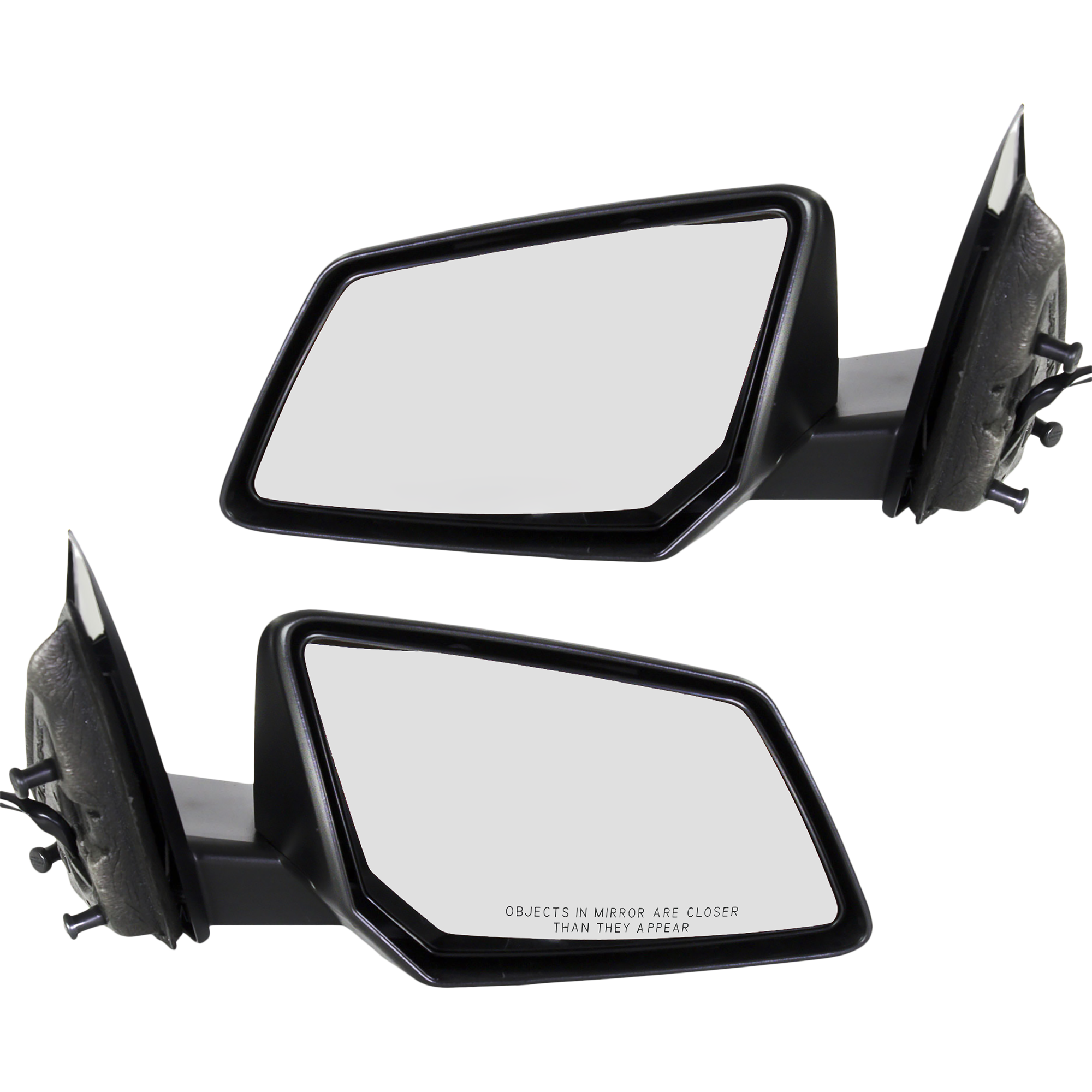 AM ACADIA ACADIA LIMITED 09-17 MIRROR RH AND LH Power Manual Folding Non Heated Textured No Signal Light SKU SET CV95ER Partslink GM1320388 GM1321388 OEM 23453775-23453776