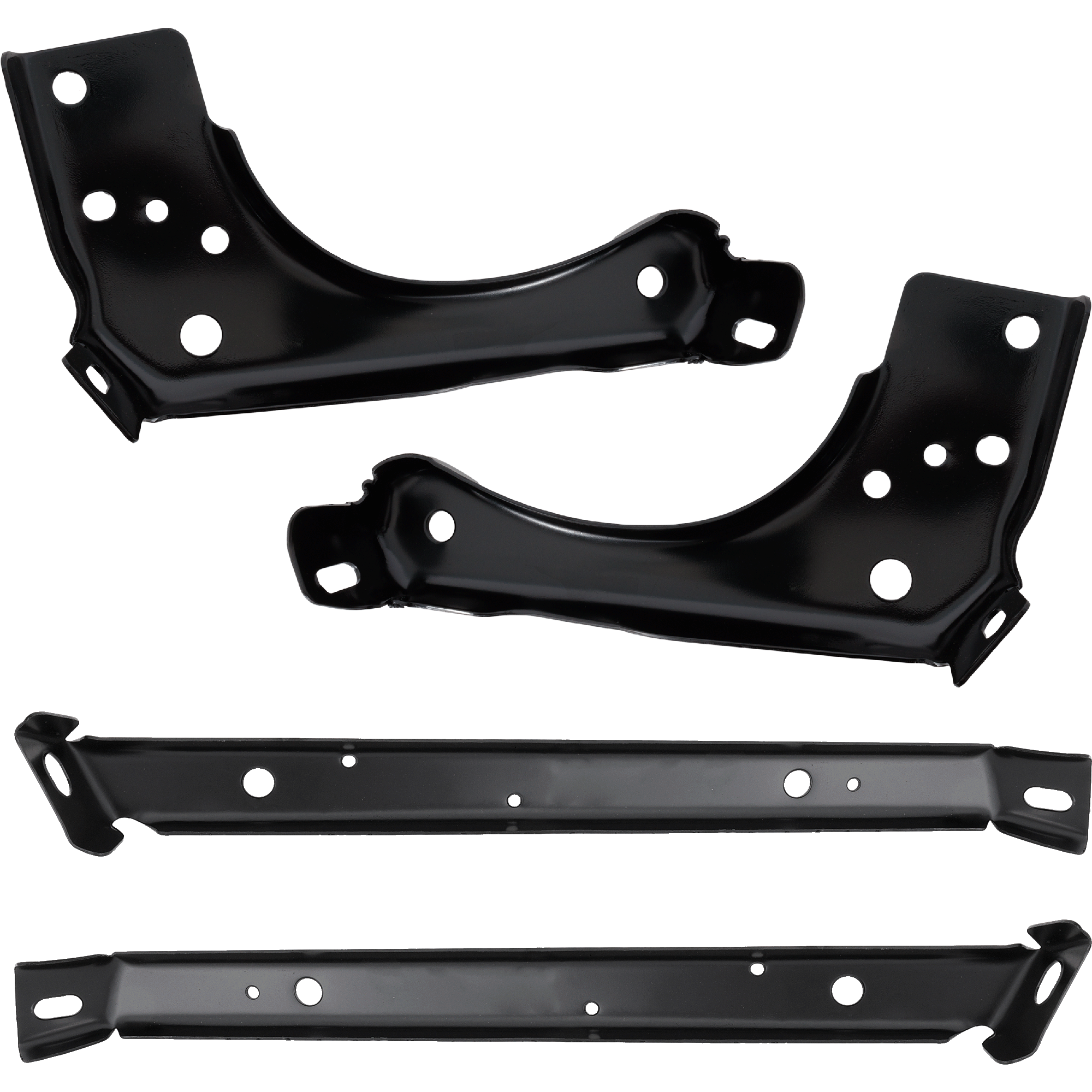 AM RAM FULL SIZE PICKUP 97-02 FRONT BUMPER BRACKET RH AND LH Inner and Outer Old Body Style SKU SET D013105-4 Partslink CH1067111 CH1066111 CH1067108 CH1066108 OEM 55076778AB 55076779AB 55234724