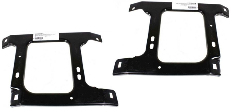 AM DODGE FULL SIZE P U 02-09 FRONT BUMPER BRACKET RH AND LH Support SKU SET D013107 Partslink CH1066127 CH1067127 OEM 55077208AA 55077209AA