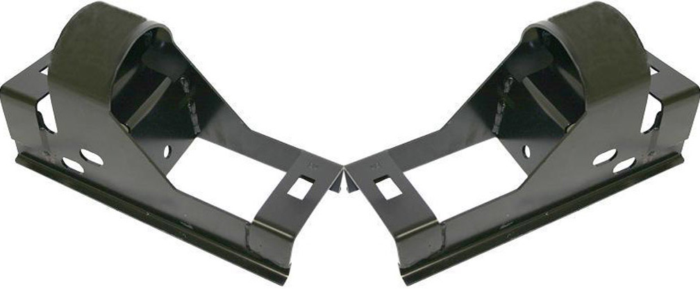 AM DODGE FULL SIZE VAN 98-03 FRONT BUMPER BRACKET RH AND LH SKU SET D013145 Partslink CH1066123 CH1067123 OEM 55076504-55076505