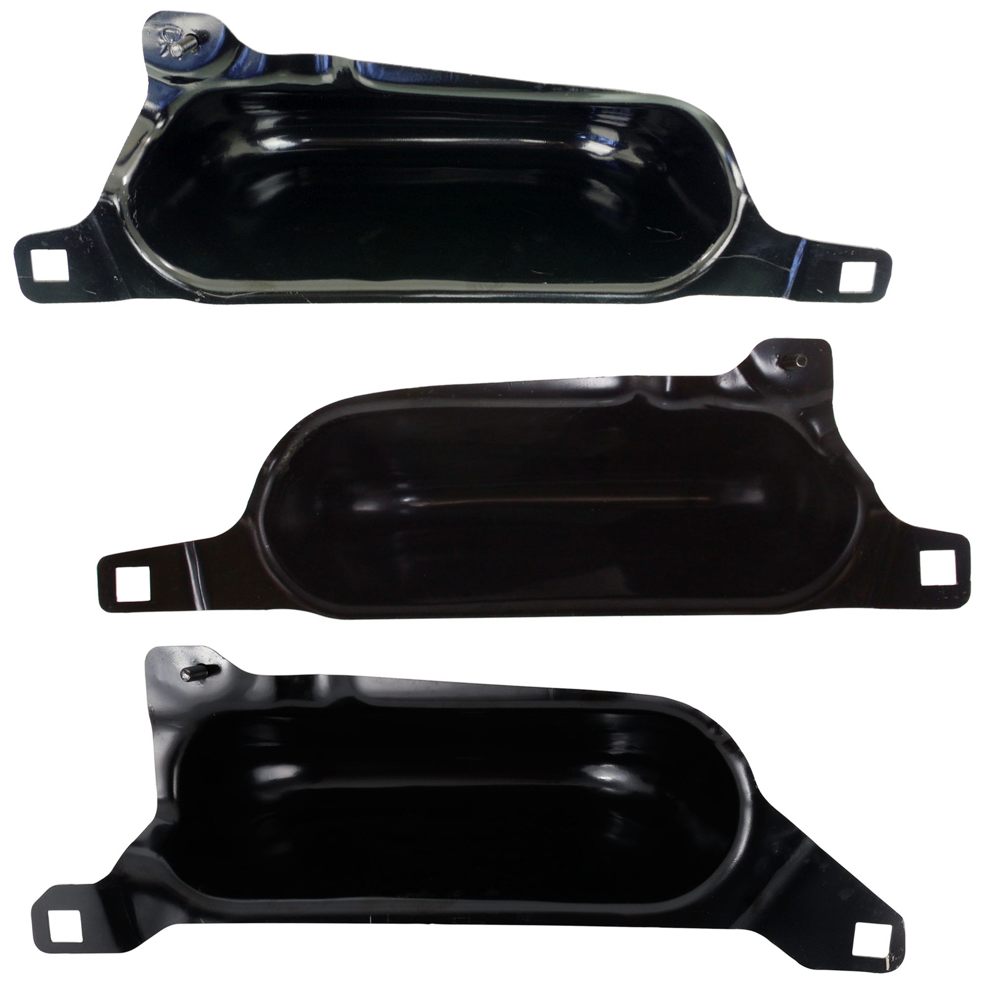 AM DODGE RAM 1500-2500-3500-06-08 FRONT BUMPER BRACKET RH AND LH Set of 3 Upper w Chrome Front LH Lower SKU SET D013155-3 Partslink CH1066138 CH1066139 CH1067138 CH1067139 OEM 55077956AA 55077957AA 55077958
