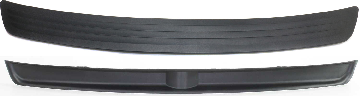 AM DODGE FULL SIZE P U 06-09 FRONT BUMPER MOLDING Black 1 Piece Inner Filler w Steel Bumper w o Tow Hook Exc. Sport SRT Models SKU SET D040301 A Partslink CH1091101 CH1019103 OEM 55077896AC 55077763AB