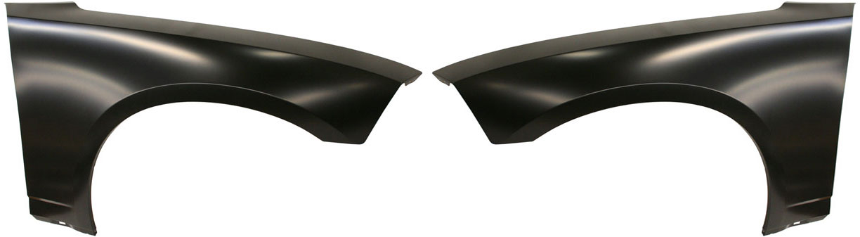 AM CHARGER 06-10 FRONT FENDER RH AND LH Primed USA Built Vehicle Steel CAPA SKU SET D220133Q Partslink CH1241247C CH1240247C OEM 5183426AB 5183427AB