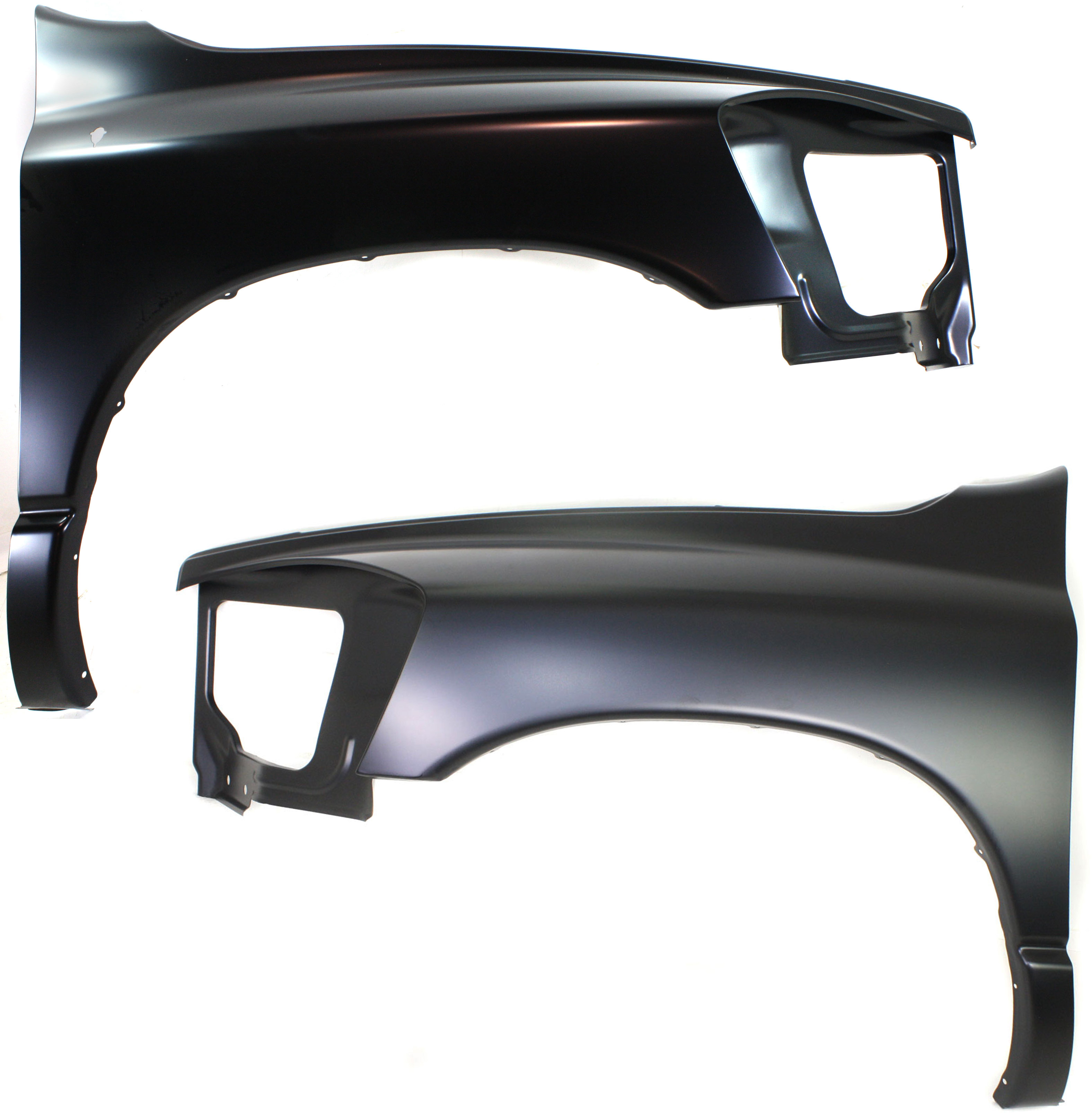 AM DODGE FULL SIZE P U 06-09 FRONT FENDER RH AND LH Primed Steel CAPA SKU SET D220135Q Partslink CH1241255C CH1240255C OEM 55276986AB 55276987AB