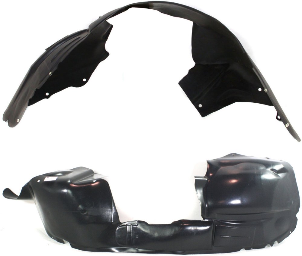 AM CARAVAN 01-03 TOWN AND COUNTRY 04-07 FRONT FENDER LINER RH AND LH SKU SET D222121 Partslink CH1249113 CH1248113 OEM 4857222AB 4857223AB