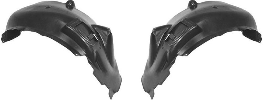 AM DURANGO 04-06 FRONT FENDER LINER RH AND LH SKU SET D222127 Partslink CH1251123 CH1250123 OEM 55362504AF 55362505AE