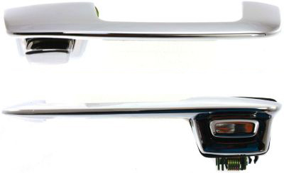 AM D100-84-85 PB150-81-83 EXTERIOR FRONT DOOR HANDLE RH AND LH Metal Chrome =REAR SKU SET D462113 Partslink CH1311107 CH1310107 OEM 55075648-55075649