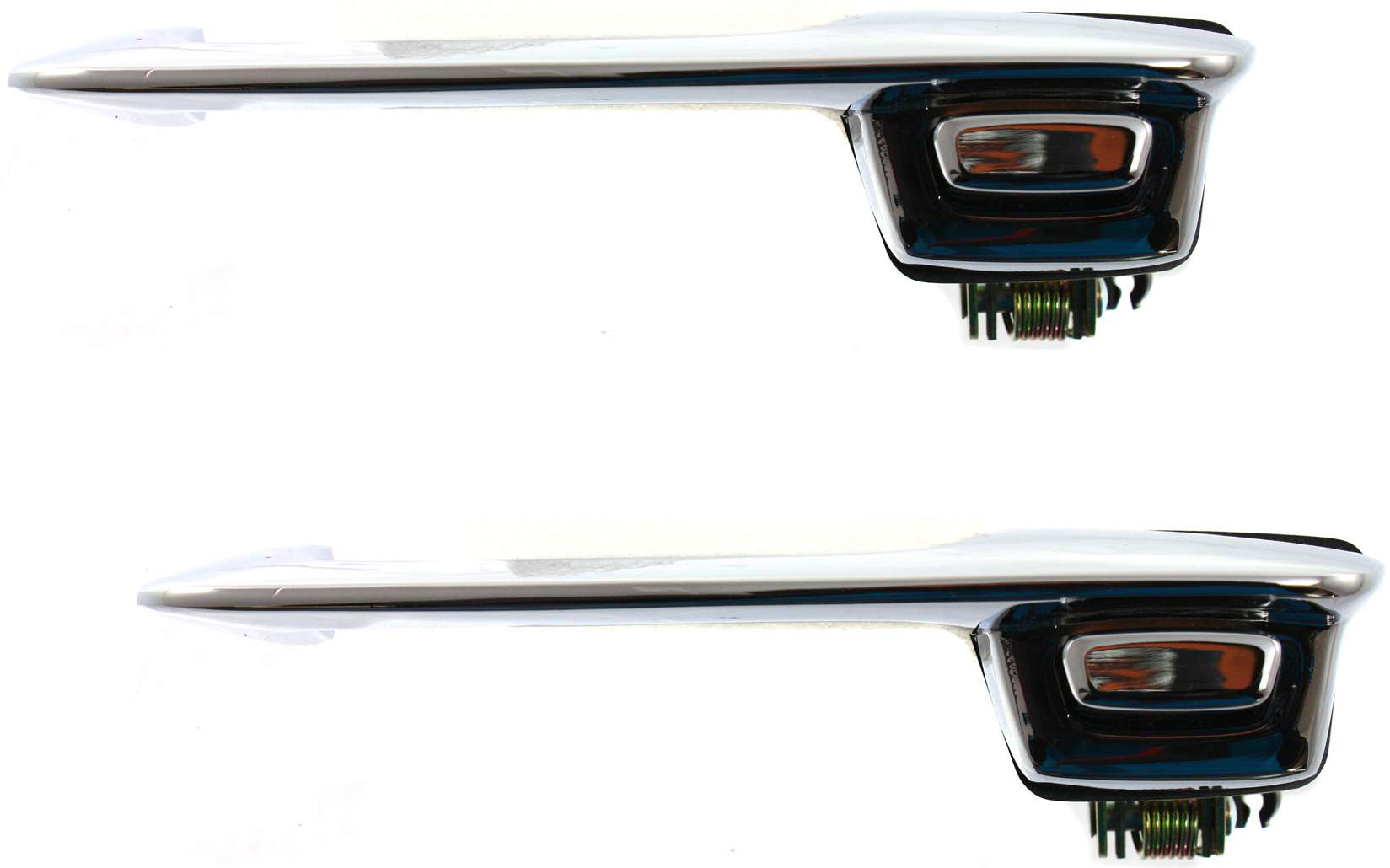 AM DODGE FULL SIZE P U RAMCHARGER 78-93 EXTERIOR FRONT AND REAR DOOR HANDLE LH Metal Chrome SKU SET D462114-2 Partslink CH1310107 OEM 55075649