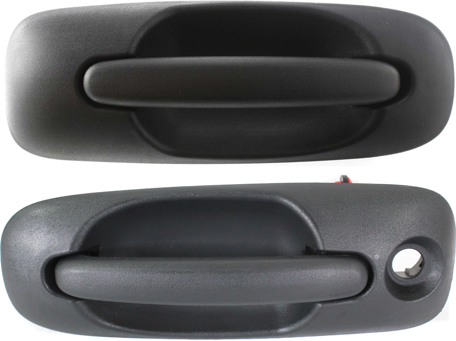 AM CARAVAN TOWN COUNTRY 01-07 EXTERIOR DOOR HANDLE Front RH and LH Textured Black SKU SET D462145 Partslink CH1311124 CH1310123 OEM 4894514AA 4717513AC