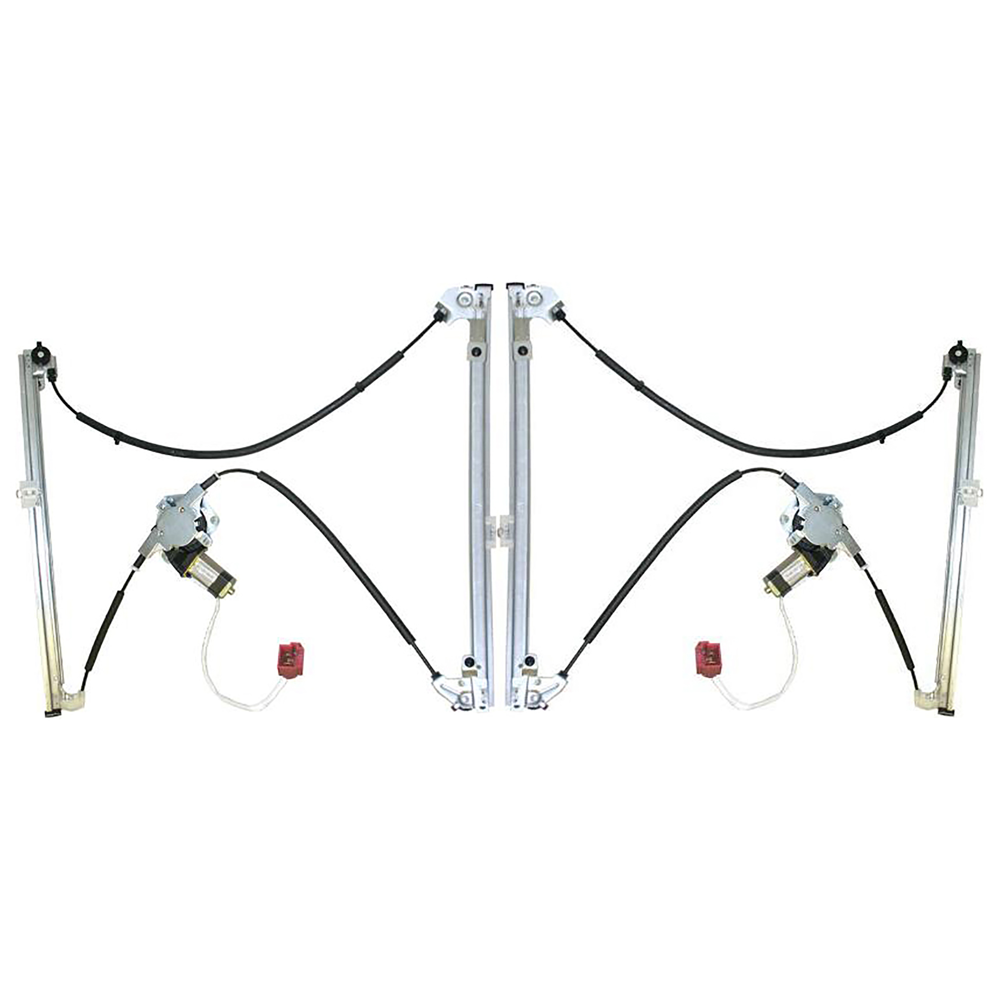 AM CARAVAN TOWN COUNTRY VOYAGER 96-00 FRONT WINDOW REGULATOR RH AND LH Power With Motor SKU SET D462923 Partslink CH1351112 CH1350112 OEM 4675586AB 4675587AB