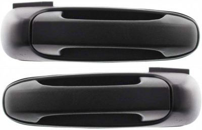 AM DODGE FULL SIZE P U 02-09 DAKOTA 05-11 REAR EXTERIOR DOOR HANDLE RH AND LH Textured Black SKU SET D491317 Partslink CH1521109 CH1520109 OEM 55275684AB 55275685AB