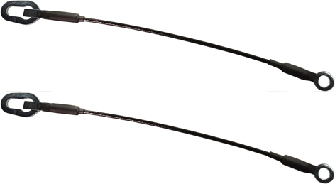 AM RAM 1500-97-01 TAILGATE CABLE RH AND LH Check 18 in. from center of bolt holes Old Body Style SKU SET D581903 Partslink CH1918102 CH1918101 OEM 55345124AB 55345125AB