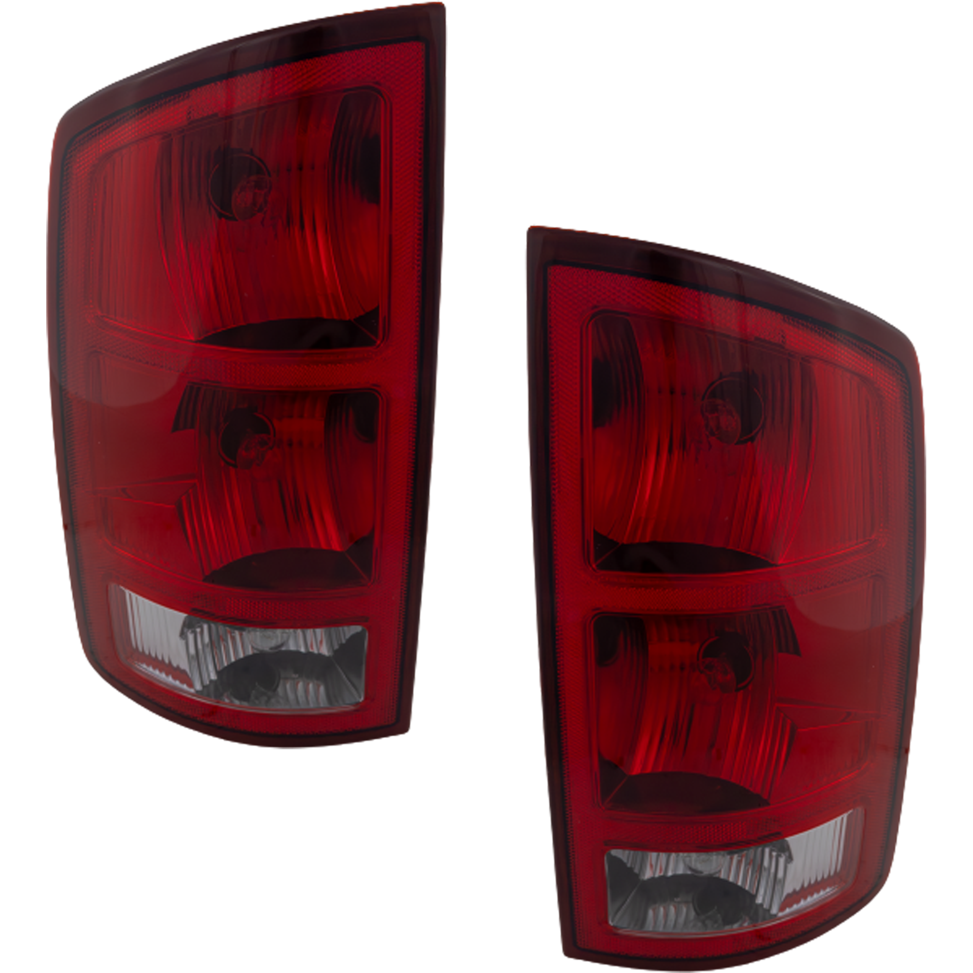 AM DODGE FULL SIZE P U 02-06 TAIL LAMP RH AND LH Assembly Halogen w Circuit Board New Body Style SKU SET D730103 OEM 55077348AF PFM 55077347AF PFM