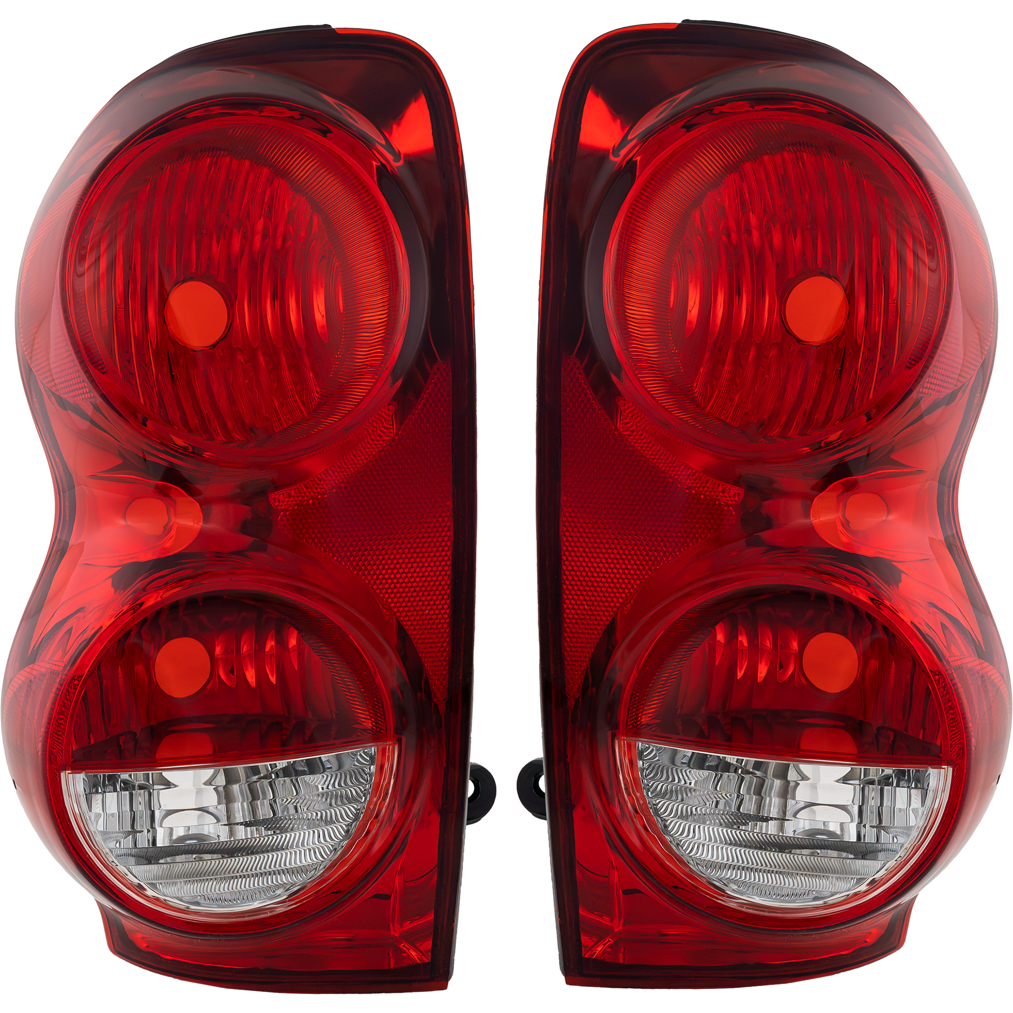 AM DURANGO 04-09 TAIL LAMP RH AND LH Lens and Housing Halogen SKU SET D730131 Partslink CH2819101 CH2818101 OEM 5133168AI 5133169AI