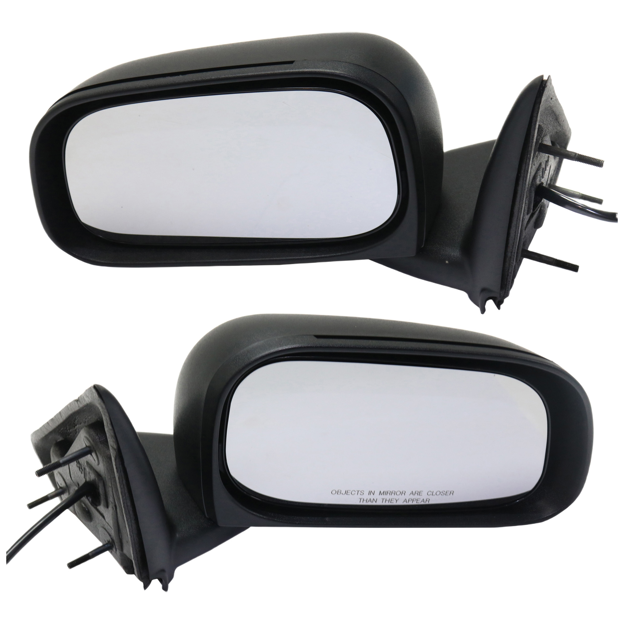 AM DAKOTA 05-11 RAIDER 06-09 MIRROR RH AND LH Power Manual Folding Non Heated Textured 6 x 9 in. SKU SET DG127ER OEM 55077624AI 55077625AH