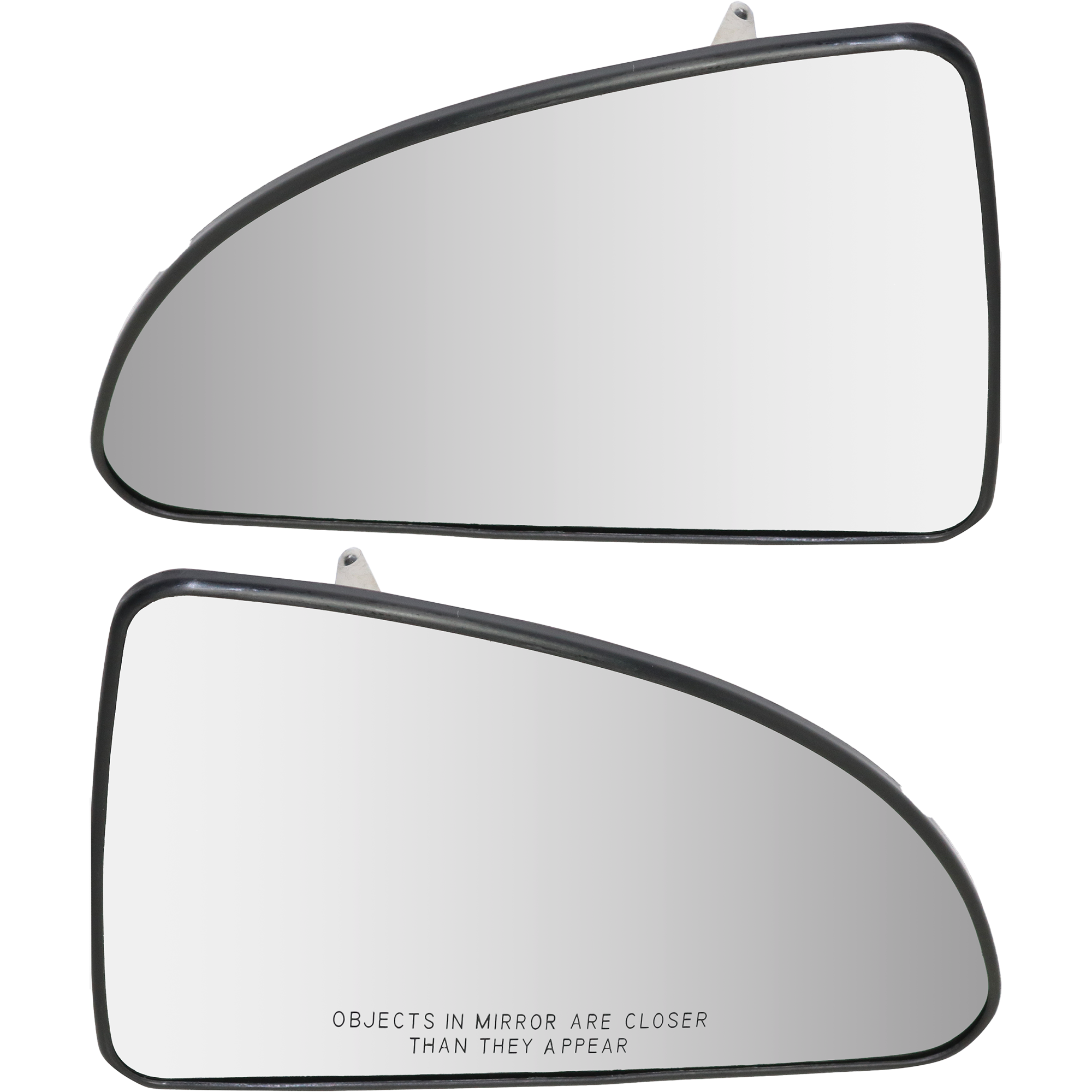 AM COBALT 05-10 G5-07-09 MIRROR GLASS RH AND LH Non Heated Coupe Sedan w Backing Plate SKU SET DG128GR Partslink GM1325116 GM1324116 OEM 15263099-15263098