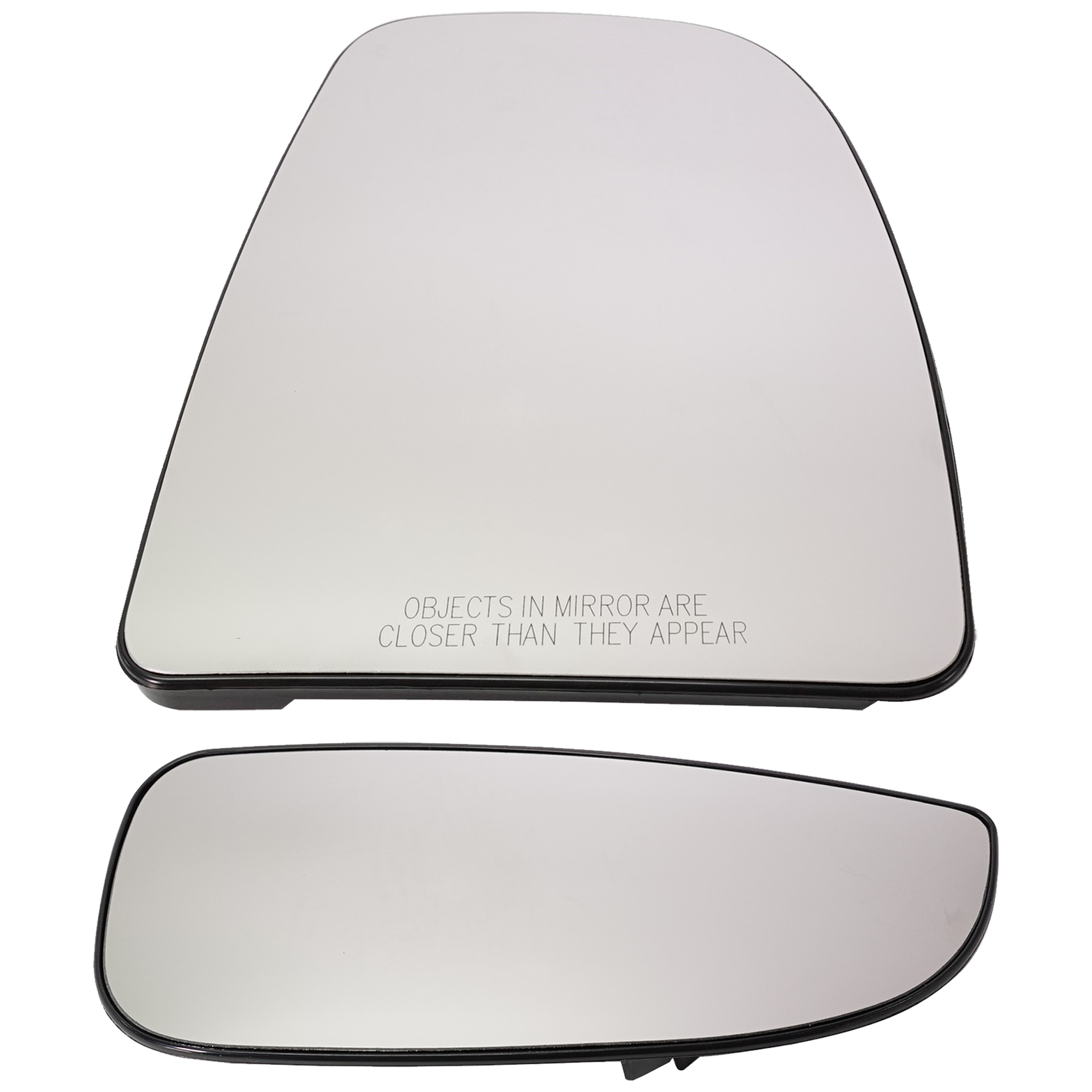 AM PROMASTER VAN 14-23 MIRROR GLASS LH Upper and Lower Power Heated Non Towing w Backing Plate SKU SET DG138GL 2 Partslink CH1324194 Performance OEM 68095310AA Performance