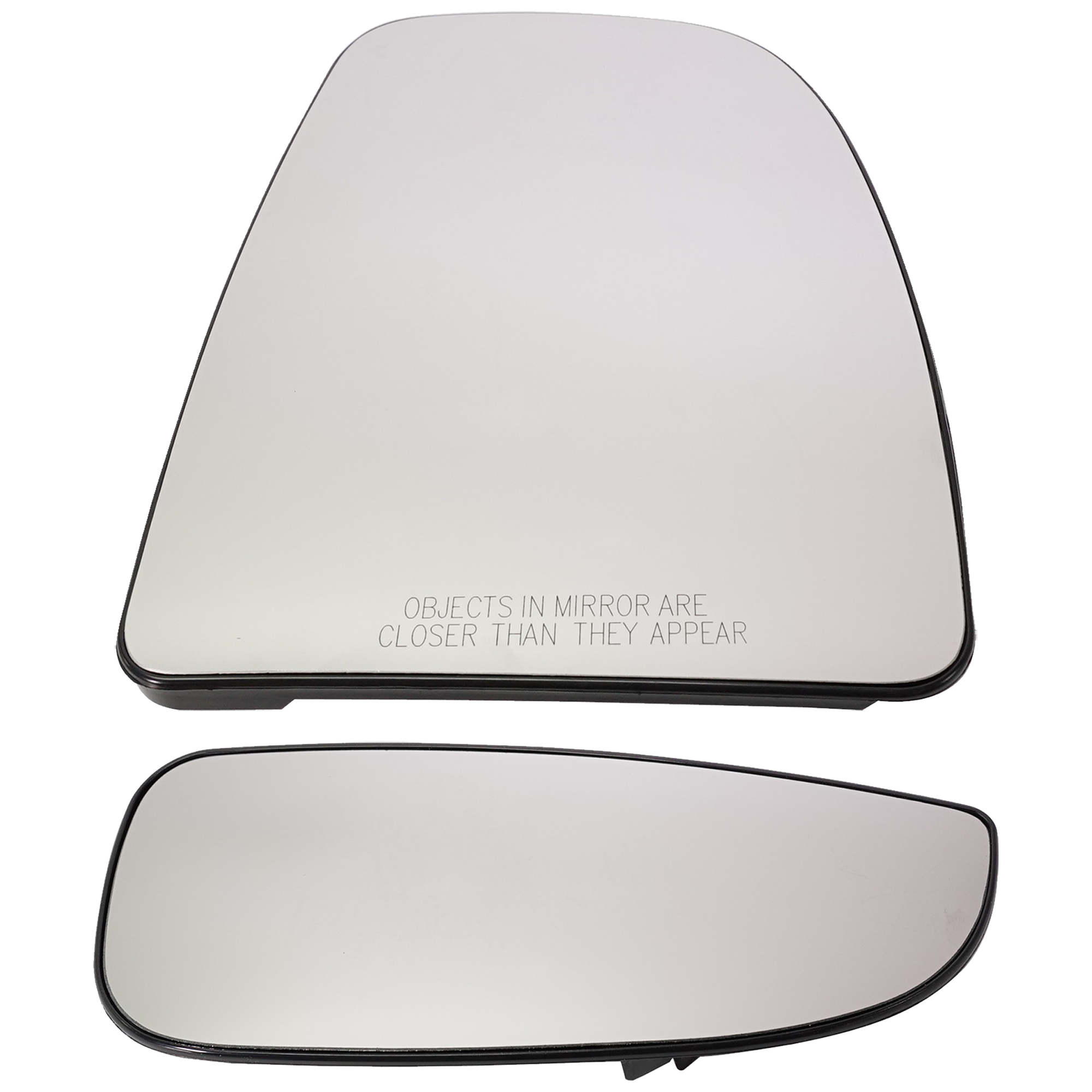 AM PROMASTER VAN 14-23 MIRROR GLASS RH Upper and Lower Power Heated Towing w Backing Plate SKU SET DG138GR 2 Partslink CH1325194 Performance OEM 68413479AA Performance