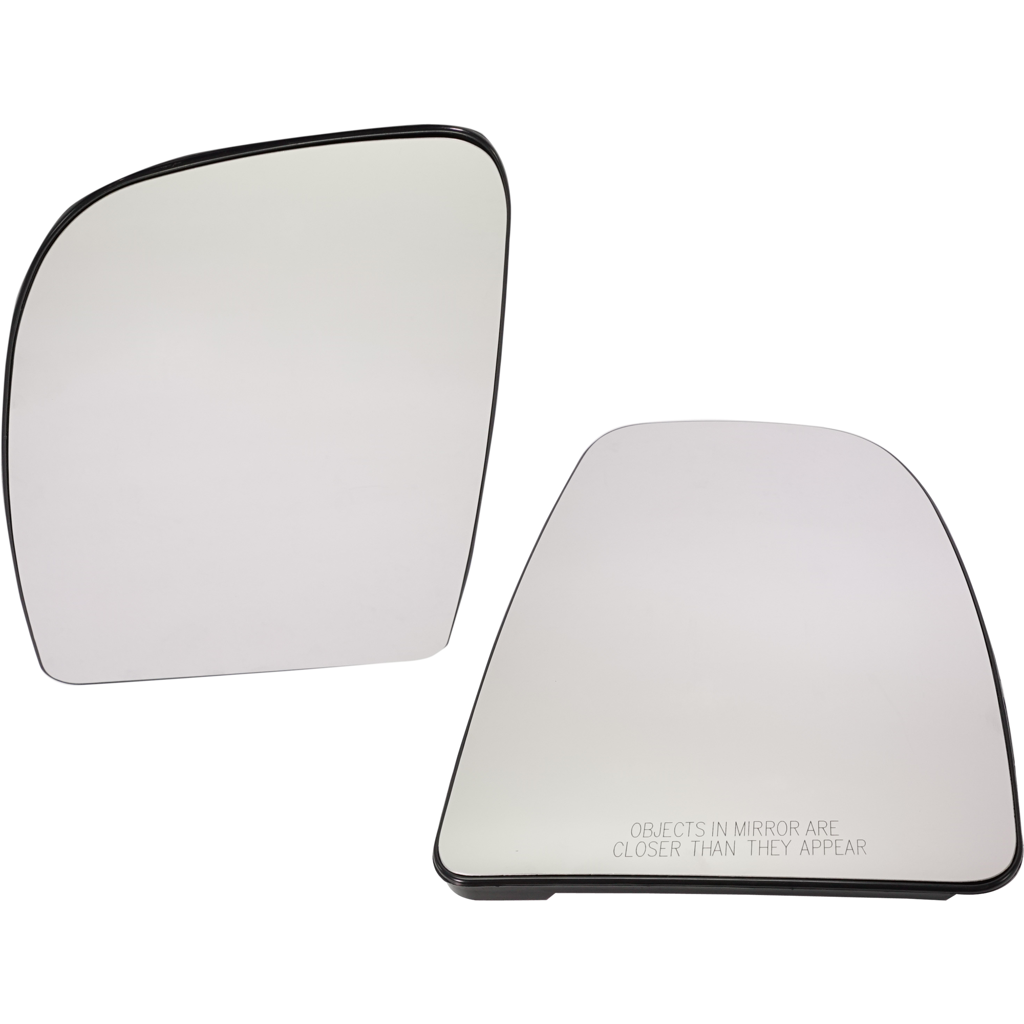 AM PROMASTER VAN 14-23 MIRROR GLASS RH AND LH Upper Power Heated Non Towing w Backing Plate SKU SET DG138GR Partslink Performance OEM Performance