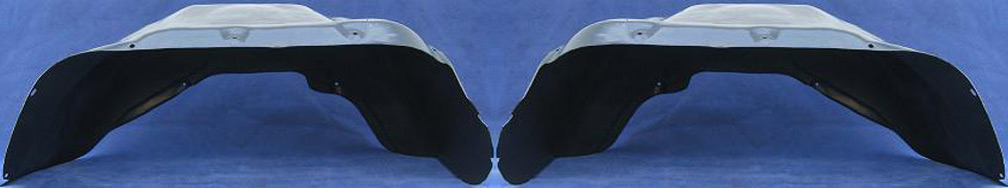 AM DODGE FULL SIZE P U 94-02 FRONT FENDER LINER RH AND LH 2WD Standard Duty Suspension SKU SET DG14007 Partslink CH1248103 CH1249103 OEM 55346014-55346015