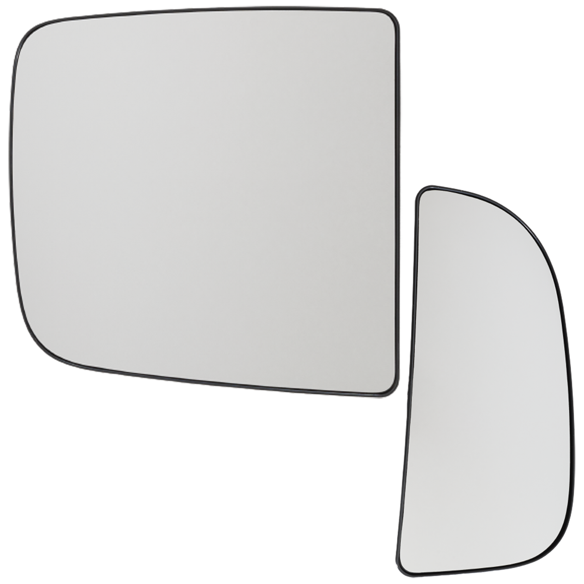 AM RAM 1500-2500-3500-11-18 MIRROR GLASS RH Upper and Lower Towing Non Heated No Auto dimming Signal Light and Blind Spot Sensor Holes Laramie Limited Models Heated w Spotter Glass Memory and SKU SET DG172GR 2