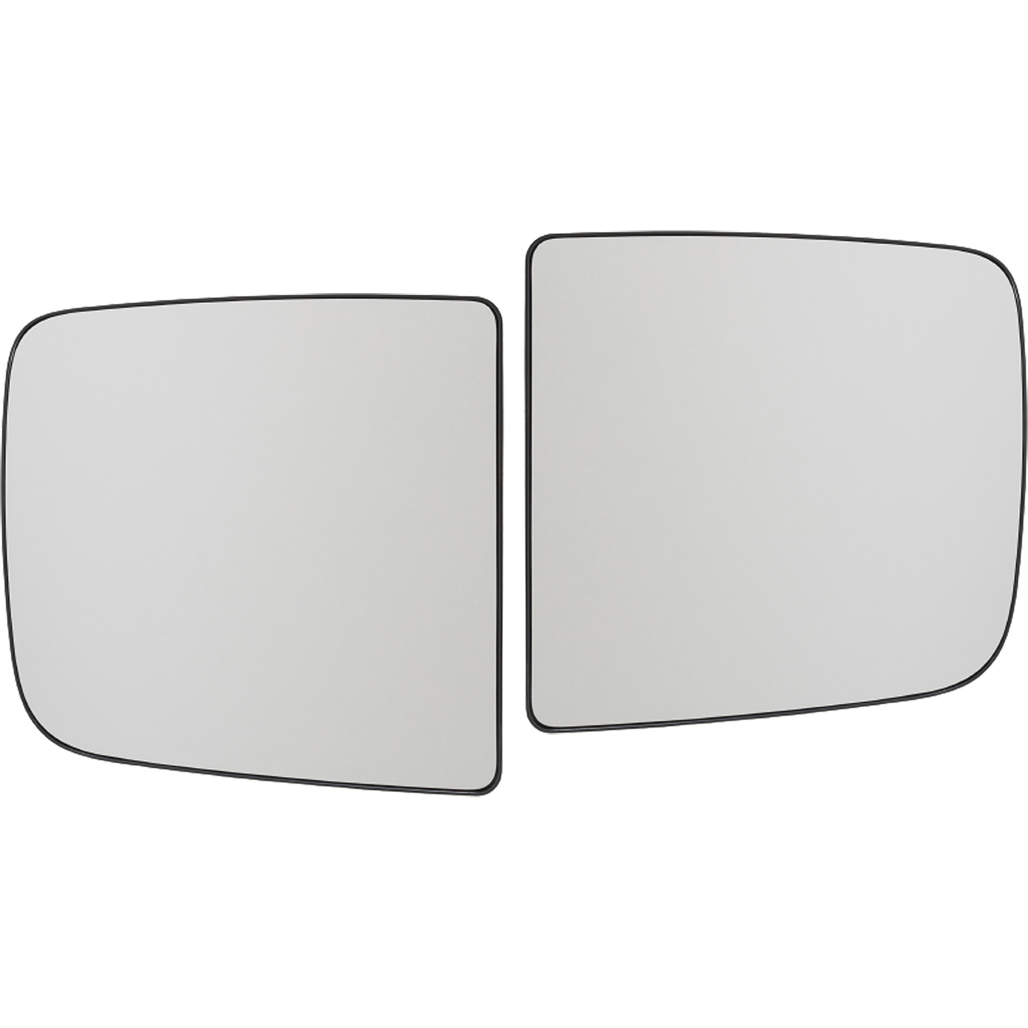 AM RAM 1500-10-18-2500-3500-10-22 MIRROR GLASS RH AND LH Upper Towing Non Heated No Auto dimming Signal Light and Blind Spot Sensor Holes Includes 19-21-1500 Classic SKU SET DG172GR Partslink CH1324128 CH1325128 OEM 68067728AA 68067729AA