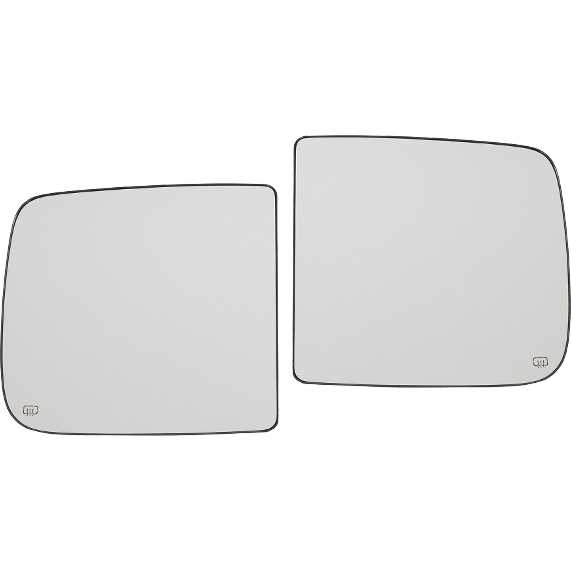 AM RAM 1500-2500-10-18 MIRROR GLASS RH AND LH Upper Towing Heated No Auto dimming Signal Light and Blind Spot Sensor Holes Includes 19-21-1500 Classic SKU SET DG174GR