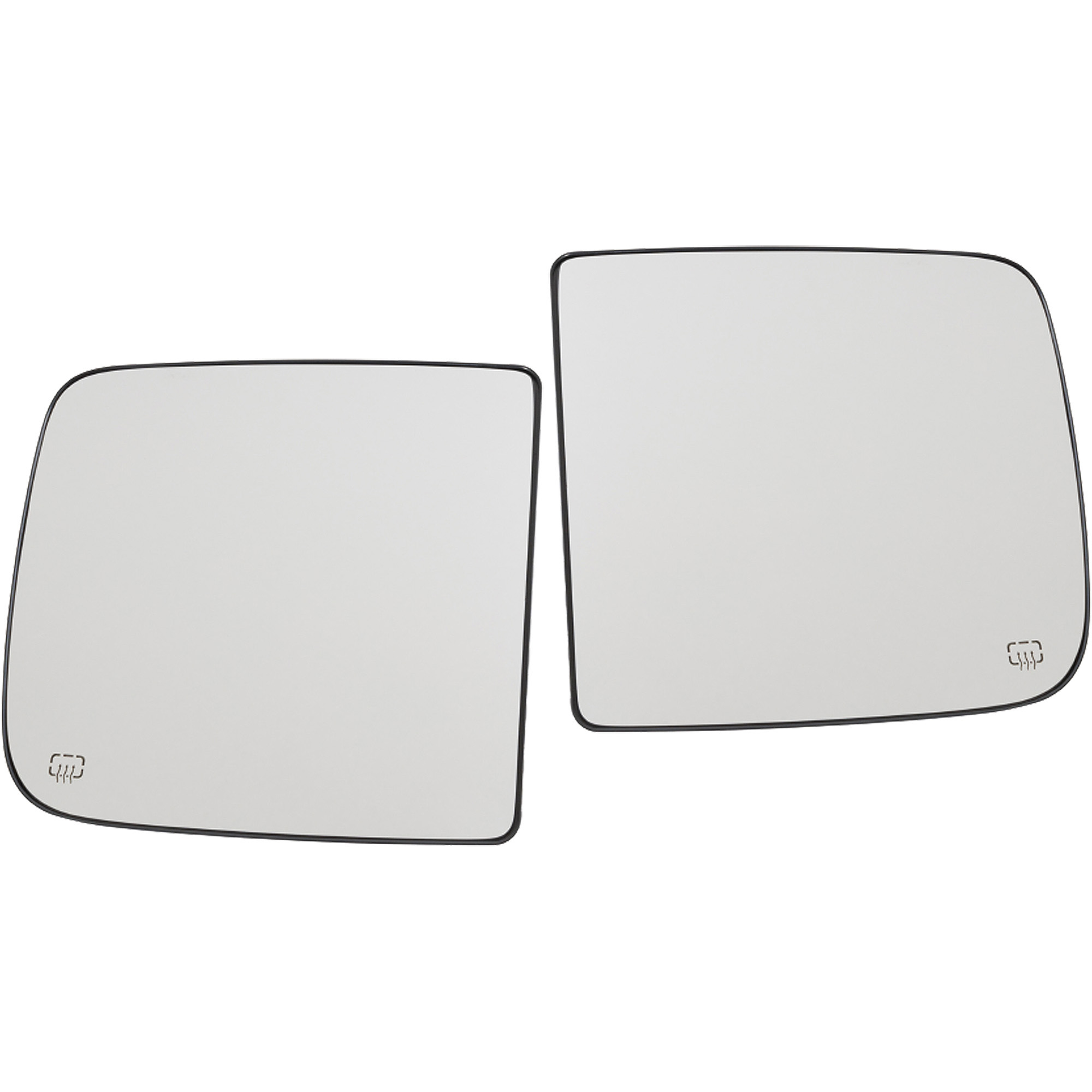 AM RAM 2500-10-18-3500-16-18 MIRROR GLASS RH AND LH Upper Power Heated Towing w Towing Package No Auto dimming Signal Light and Blind Spot Detection Laramie Limited Models Heated w Spotter SKU SET DG176ER