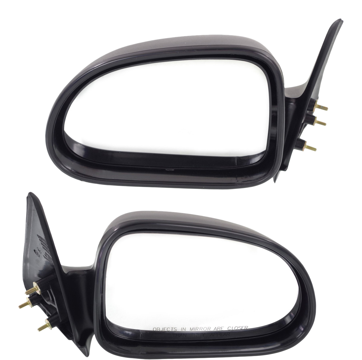 AM DAKOTA 97-04 MIRROR RH AND LH Manual Adjust Non Folding Non Heated Textured 5 x 7 in. SKU SET DG22R Partslink CH1320174 CH1321174 OEM 55154846AB 55154847AD