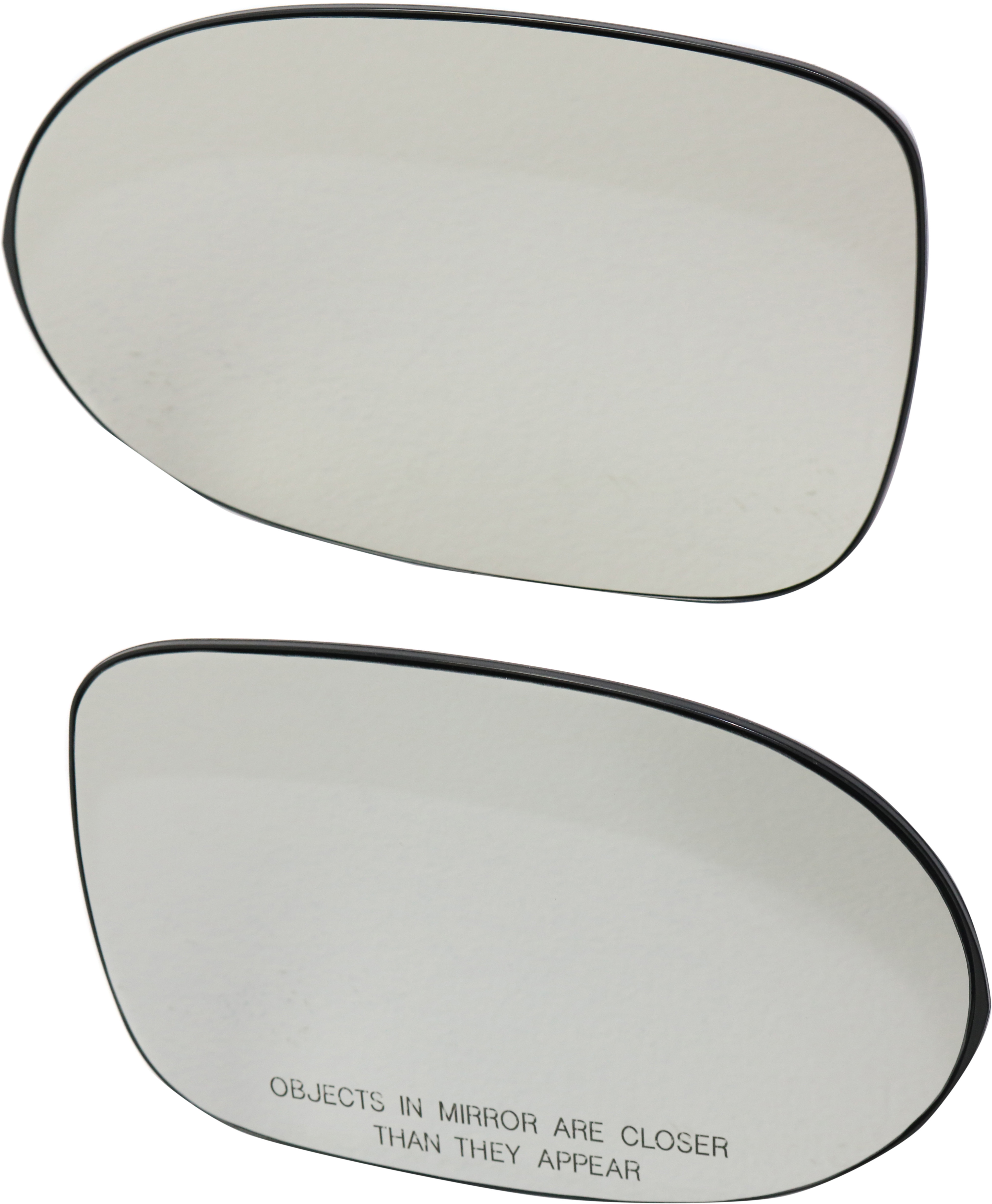 AM CALIBER 07-12 MIRROR GLASS RH AND LH Non Heated w Backing Plate SKU SET DG23GR Partslink CH1325155 CH1324155 OEM 68000026AA 68000025AA