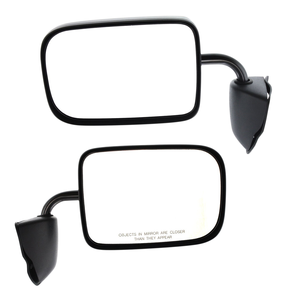 AM DODGE FULL SIZE VAN 94-97 MIRROR RH AND LH Non Towing Manual Adjust Manual Folding Non Heated Paintable Low Mount 6 x 9 in. SKU SET DG26R Partslink CH1320172 CH1321172 OEM 55154968-55154969