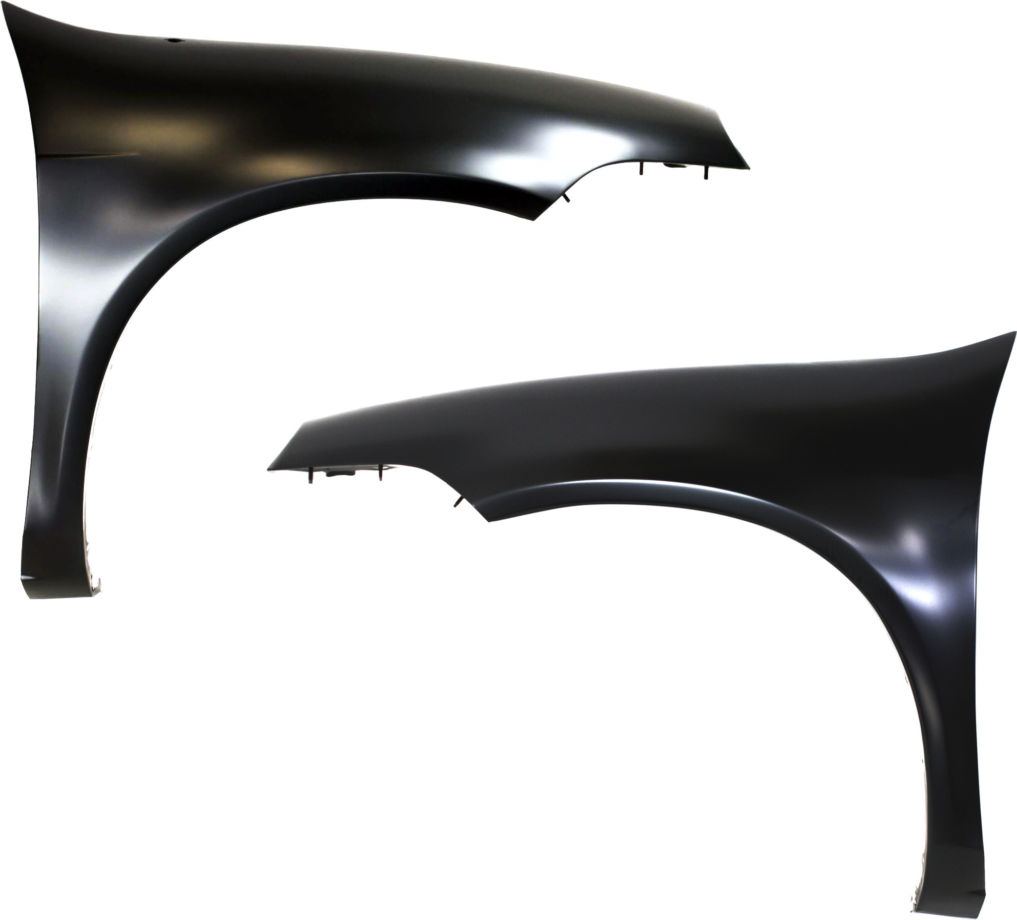 AM NEON 00-05 FRONT FENDER RH AND LH Primed SKU SET DG2901 Partslink CH1241210 CH1240210 OEM 5012670AD 5012671AD