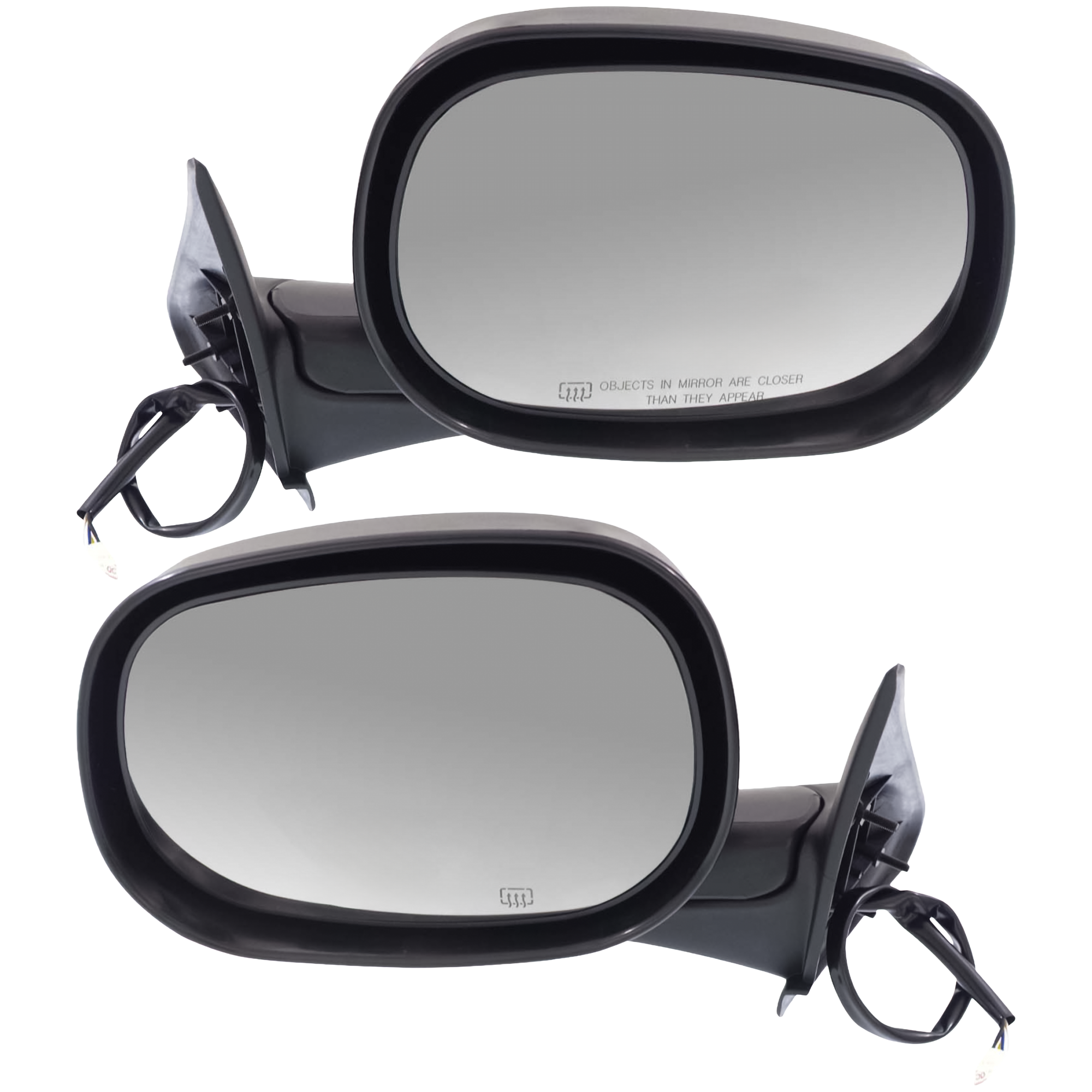 AM RAM 1500 P U 98-01 RAM 2500-3500 P U 98-02 MIRROR RH AND LH Non Towing Power Manual Folding Heated Textured SKU SET DG33ER Partslink CH1320168 CH1321168 OEM 55076488AB 55076488AG 55076489