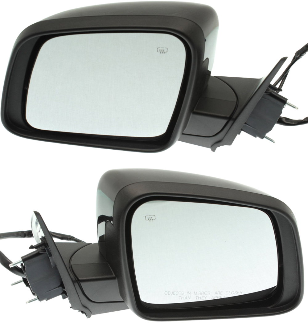 AM DURANGO 11-21 MIRROR RH AND LH Power Manual Folding Heated w Mem and Signal Light No BSD and Auto Dim Paintable SKU SET DG34ER S Partslink CH1320421 CH1321421 OEM 5SH44TZZAF 5SH45AXRAF PFM