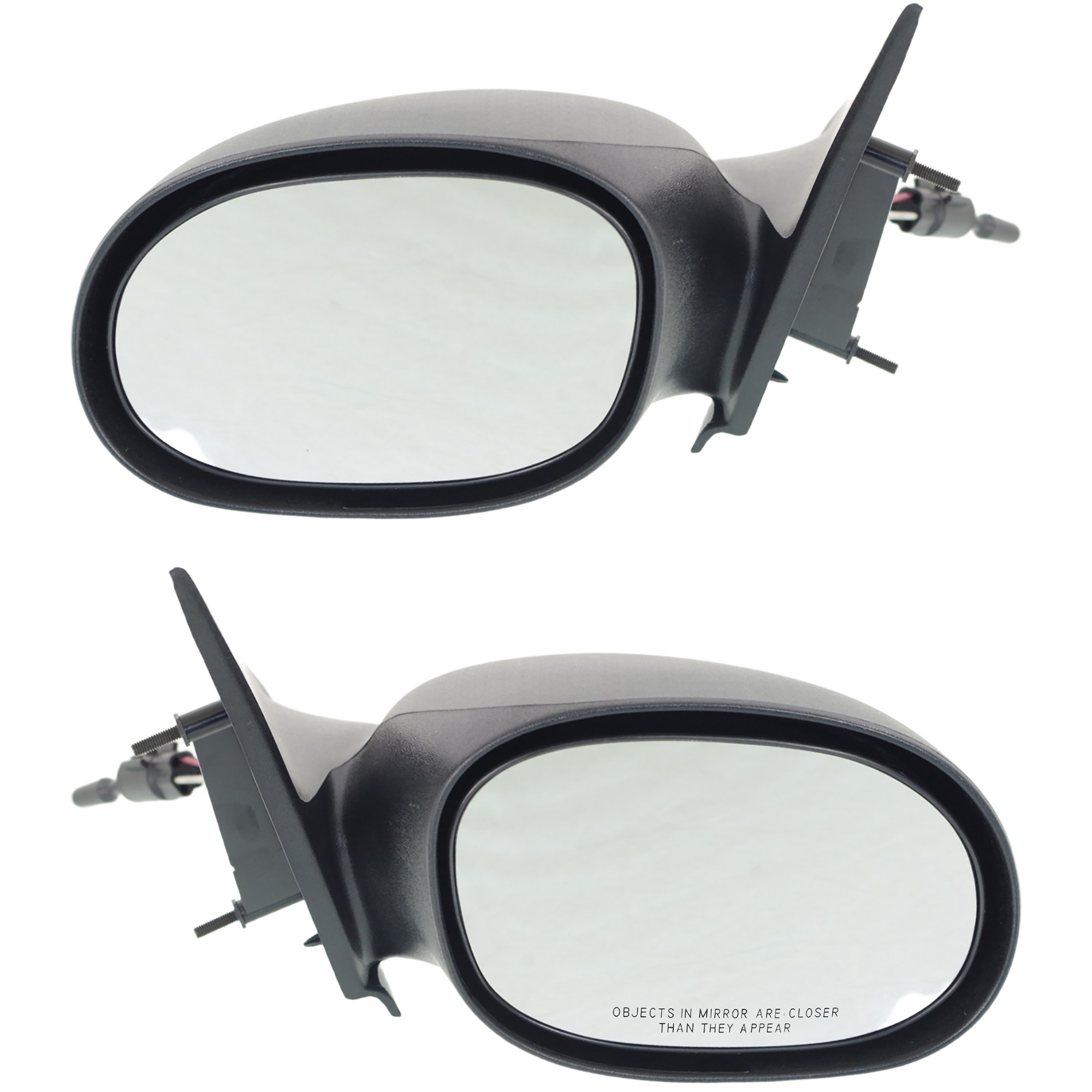 AM NEON 00-05 MIRROR RH AND LH Manual Adjust Non Folding Non Heated Paintable SKU SET DG36R Partslink CH1320158 CH1321158 OEM 4783560AG 4783560AN 4783561AG