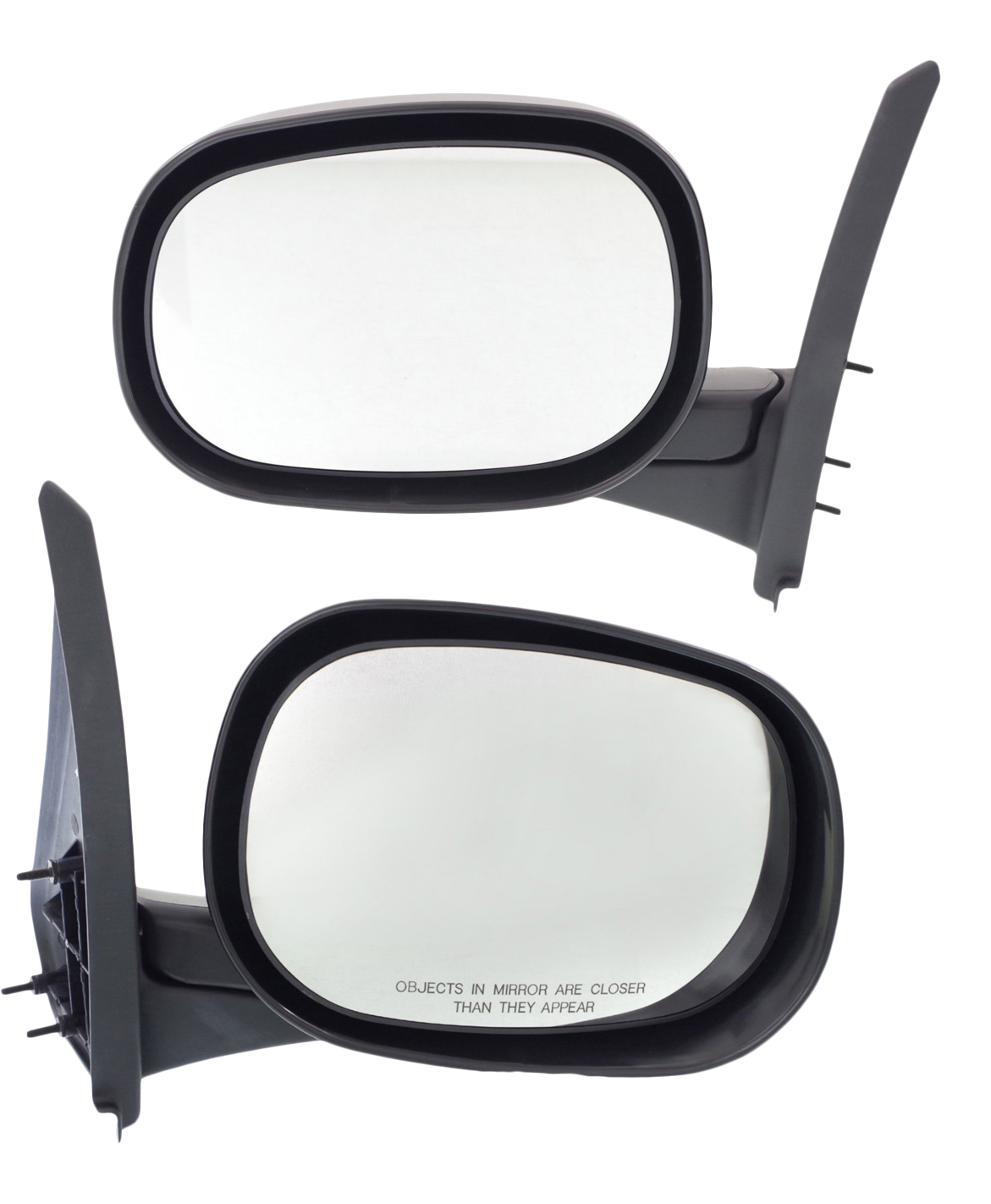 AM DODGE FULL SIZE VAN 98-03 MIRROR RH AND LH Non Towing Manual Adjust Manual Folding Non Heated Textured SKU SET DG40R Partslink CH1320196 CH1321196 OEM 55346946AF 55346947AF