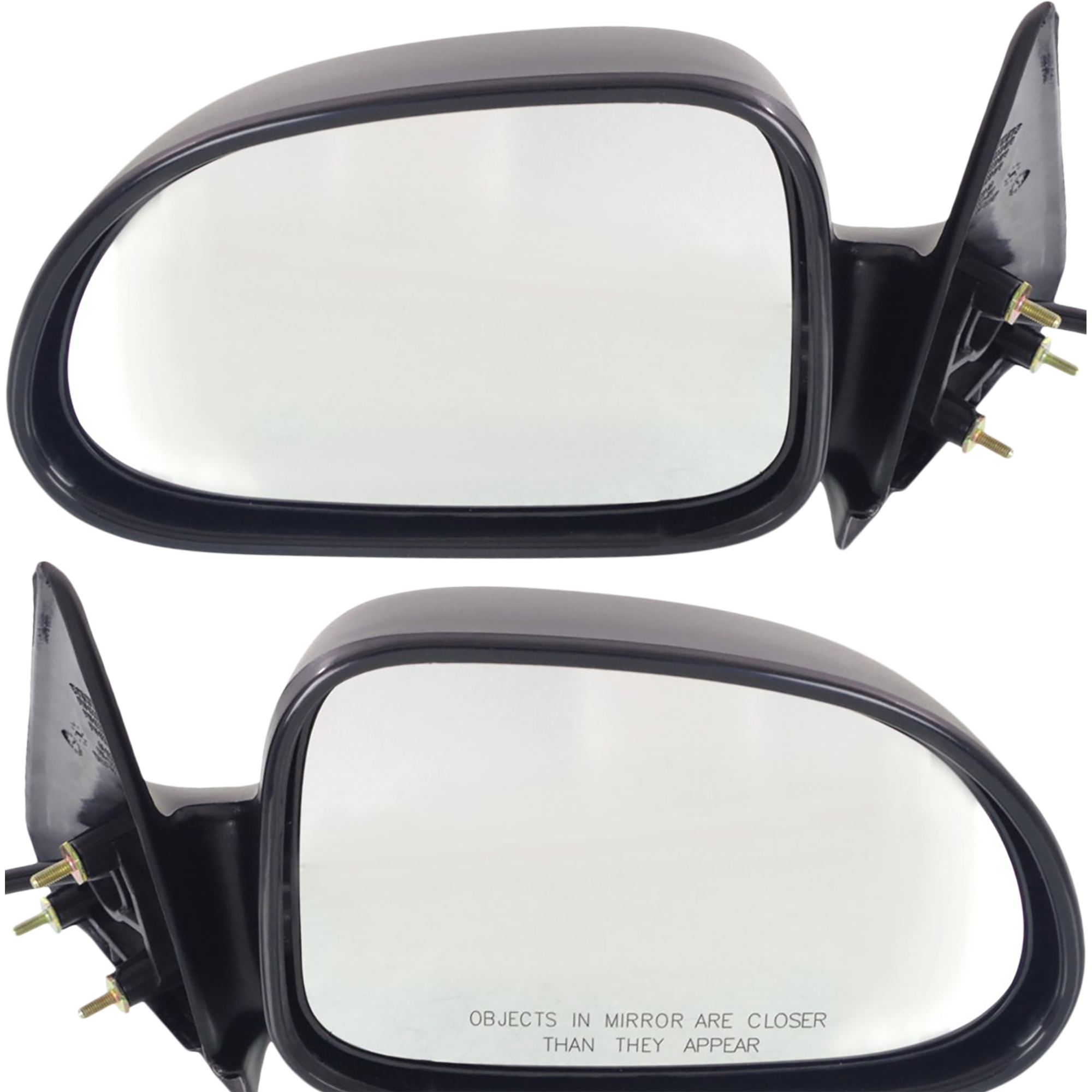 AM DAKOTA 01-04 MIRROR RH AND LH Power Non Folding Non Heated Textured 5 x 7 in. SKU SET DG41ER Partslink CH1320198 CH1321198 OEM 55077250AB 55077251AB