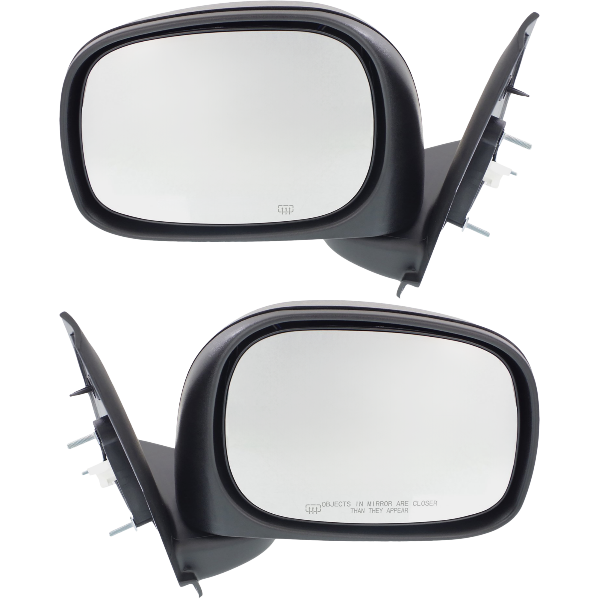 AM RAM 1500 P U 02-08 RAM 2500-3500 P U 03-09 MIRROR RH AND LH Power Manual Folding Heated Textured Black SKU SET DG42ER Partslink CH1320215 CH1321215 OEM 55077924AD 55077925AD