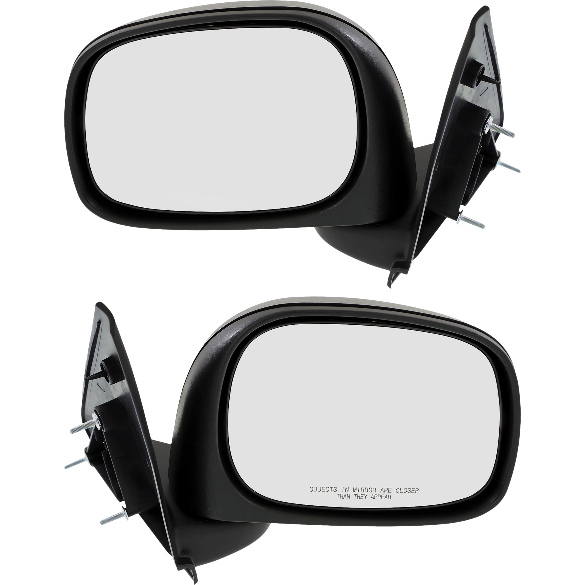 AM RAM 1500 P U 1500-02-08 RAM 2500-3500 P U 03-09 MIRROR RH AND LH Non Towing Manual Adjust Manual Folding Non Heated Textured ST Model SKU SET DG42R Partslink CH1320202 CH1321202 OEM 55077438AJ 55077439AJ