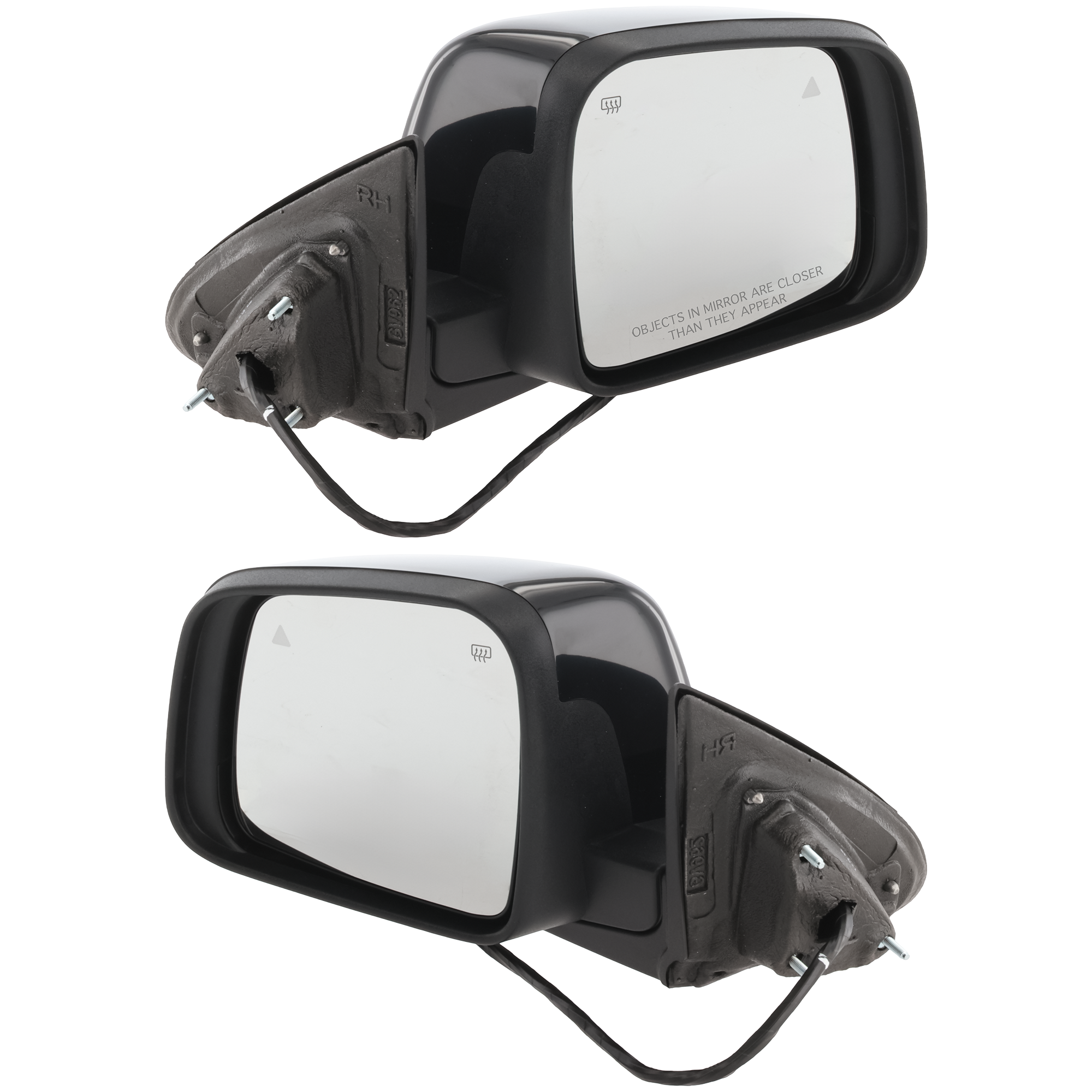 AM DURANGO 11-22 MIRROR RH AND LH Power Manual Folding Heated Paintable w BSD Memory and Signal Light No Auto dimming SKU SET DG43ER S Partslink CH1320419 CH1321419 OEM 5SH46TZZAG 5SH46AXRAF 5SH47TZZ