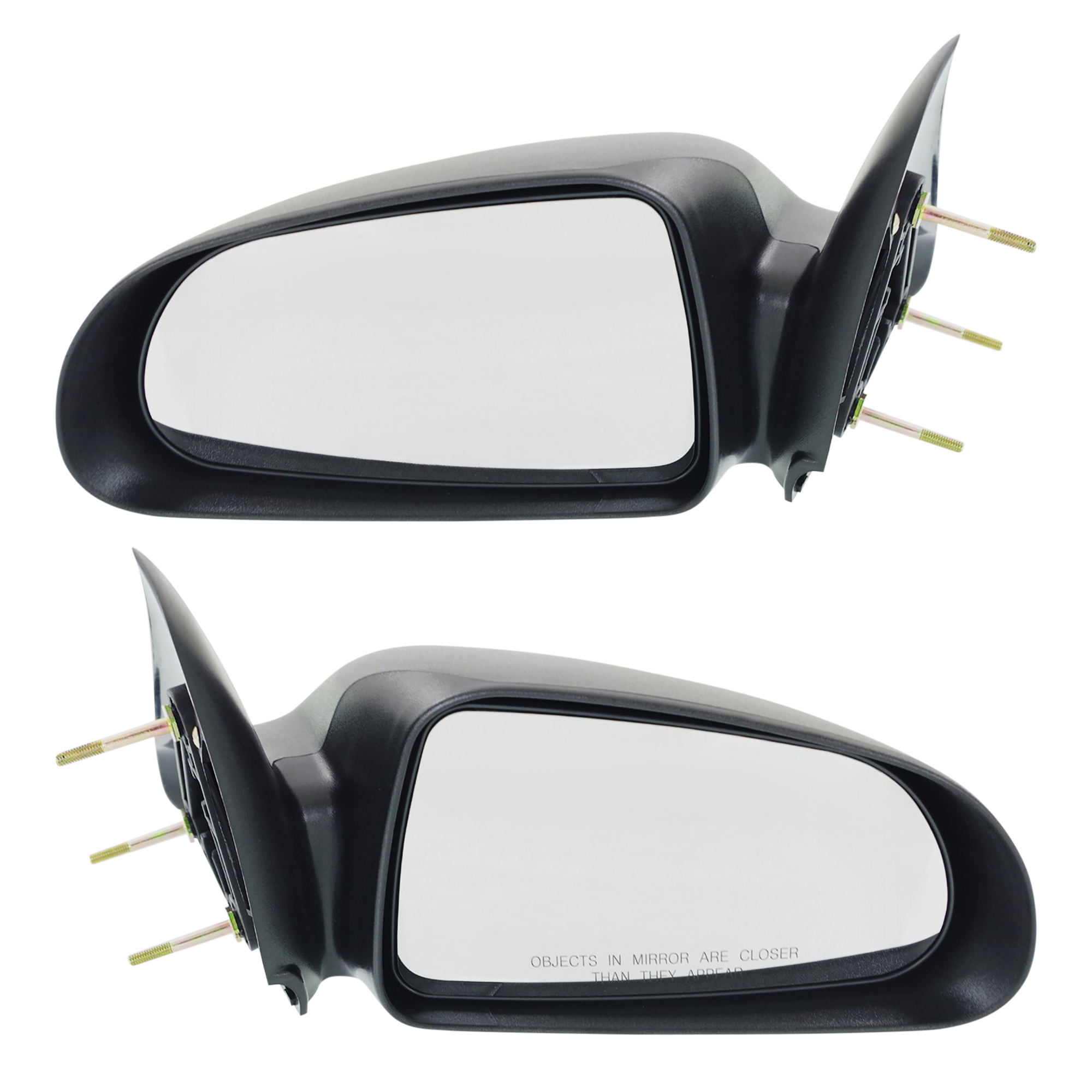 AM DAKOTA 05-11 MIRROR RH AND LH Manual Adjust Non Folding Non Heated Textured 5 x 7 in. SKU SET DG48R Partslink CH1320219 CH1321219 OEM 55077620AD 55077621AD
